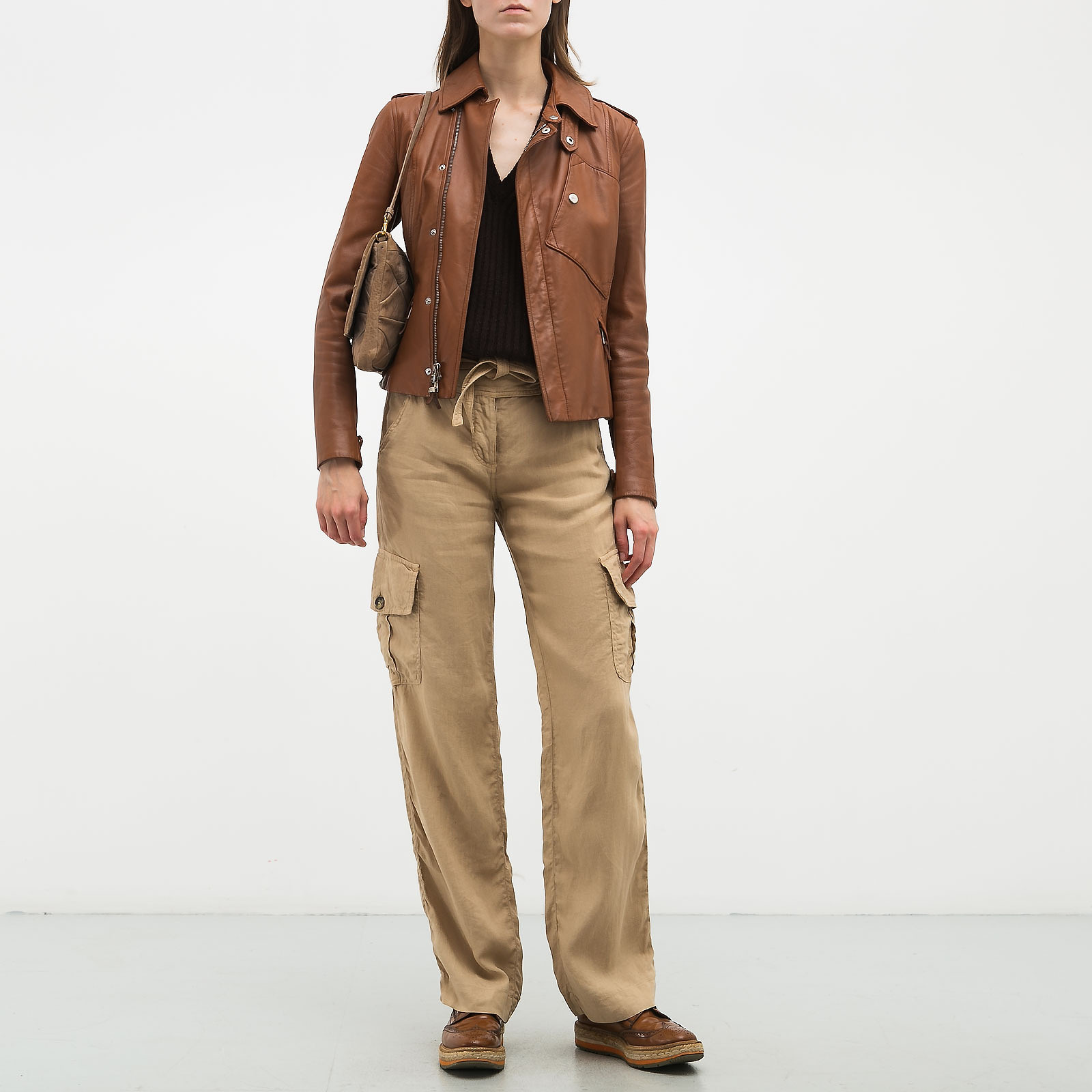 Куртка кожаная Ralph Lauren - купить оригинал в секонд-хенде SFS