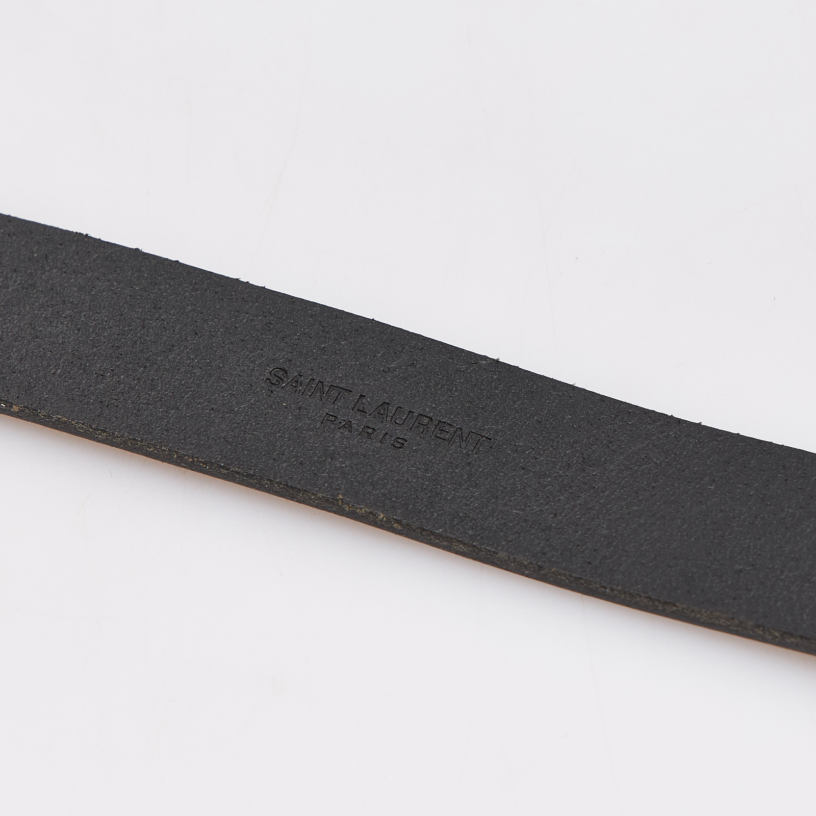 Ремень черного цвета Saint Laurent - фото из каталога магазина брендовой одежды Second Friend Store Ремень Saint Laurent - купить оригинал в секонд-хенде SFS - 5