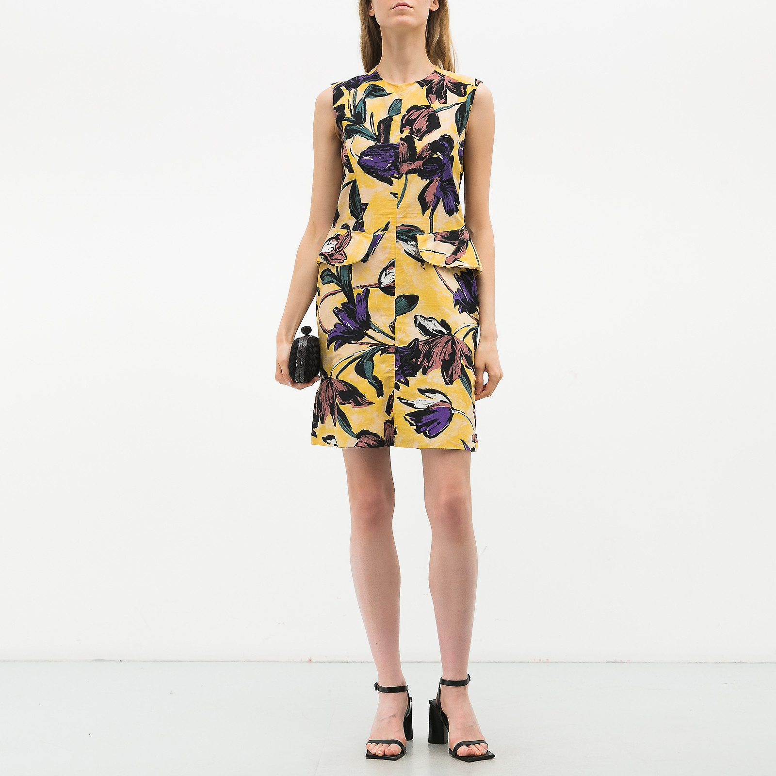 Платье желтого цвета Marni - фото из каталога магазина брендовой одежды Second Friend Store Платье Marni - купить оригинал в секонд-хенде SFS - 2