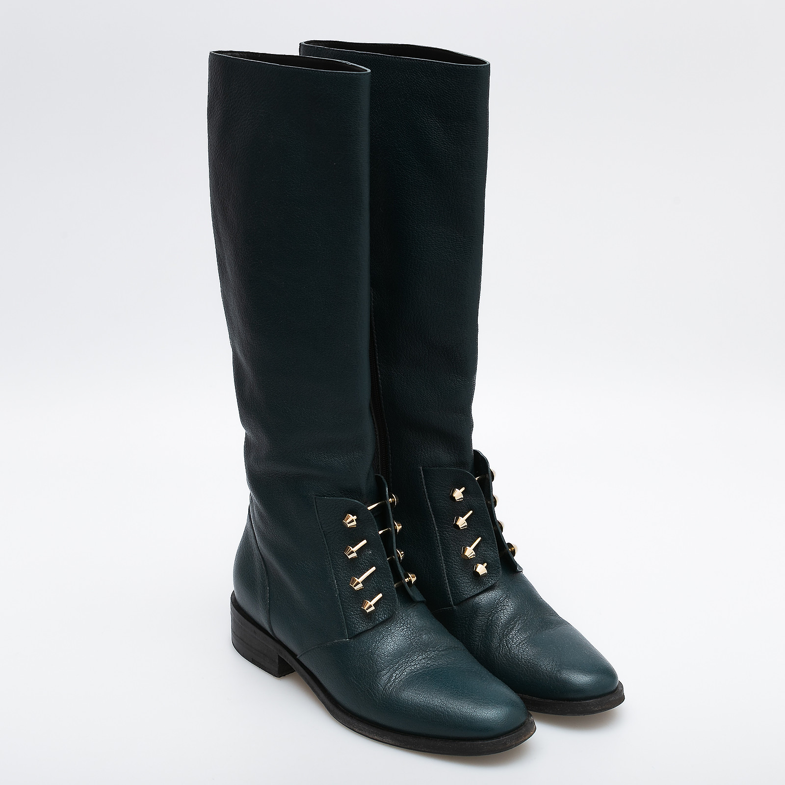 Сапоги синего цвета Balenciaga - фото из каталога магазина брендовой одежды Second Friend Store Сапоги Balenciaga - купить оригинал в секонд-хенде SFS - 3