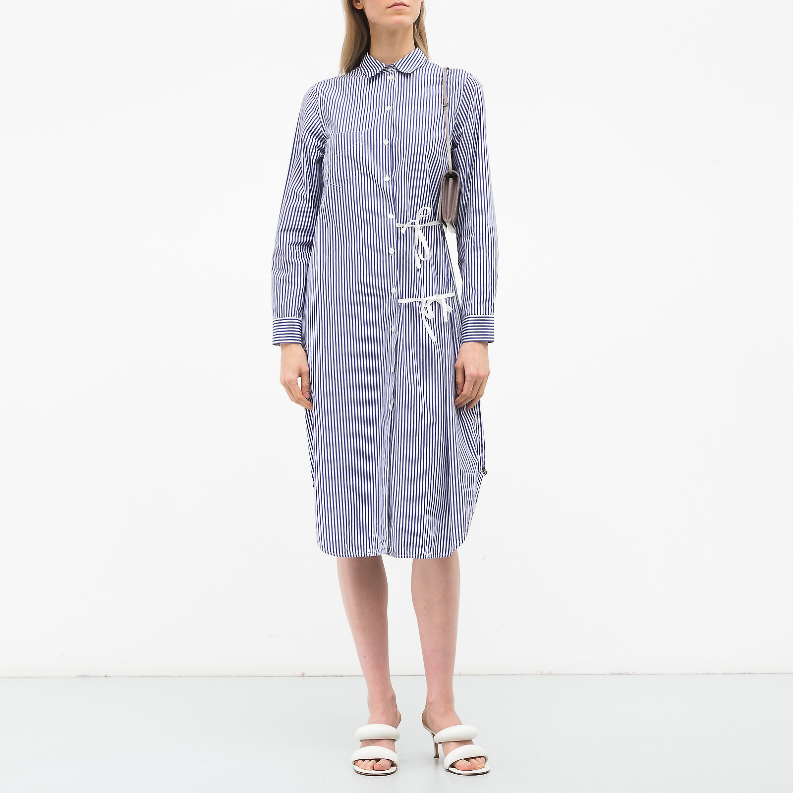 Платье голубого цвета Paul Smith - фото из каталога магазина брендовой одежды Second Friend Store Платье Paul Smith - купить оригинал в секонд-хенде SFS - 2