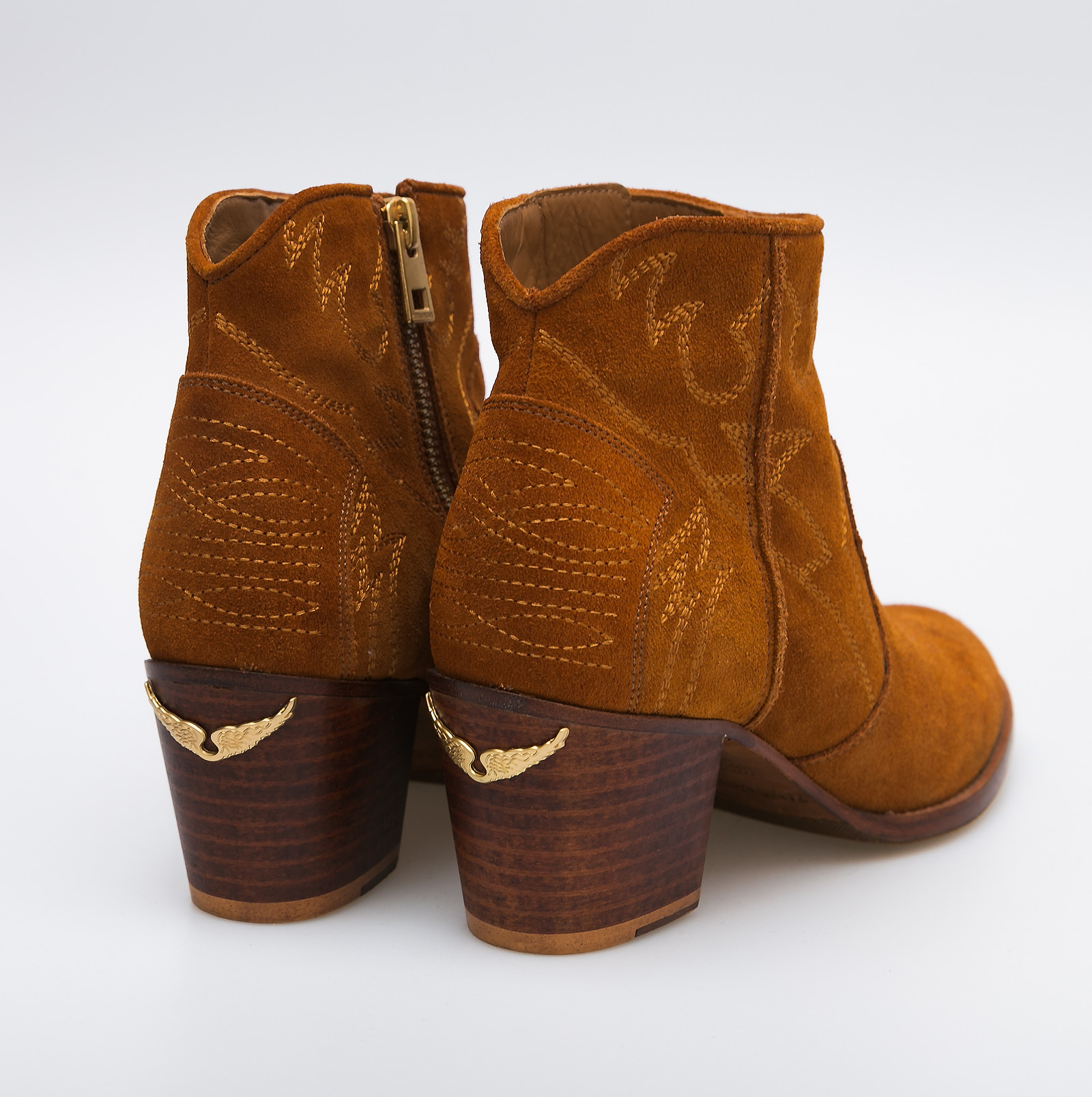 Ботинки коричневого цвета Zadig & Voltaire - фото из каталога магазина брендовой одежды Second Friend Store Ботинки Zadig & Voltaire - купить оригинал в секонд-хенде SFS - 3