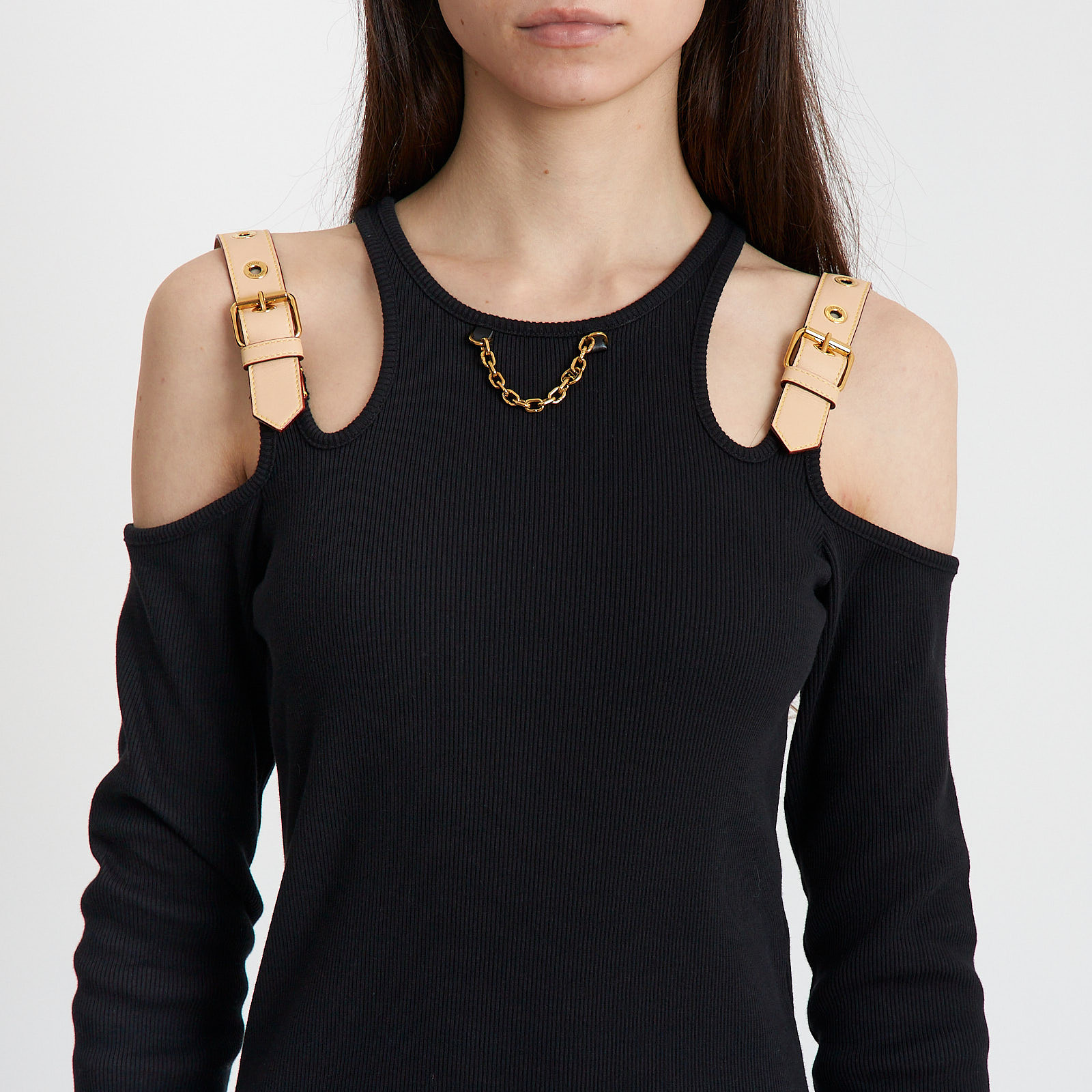 Платье черного цвета Louis Vuitton - фото из каталога магазина брендовой одежды Second Friend Store Платье Louis Vuitton - купить оригинал в секонд-хенде SFS - 4