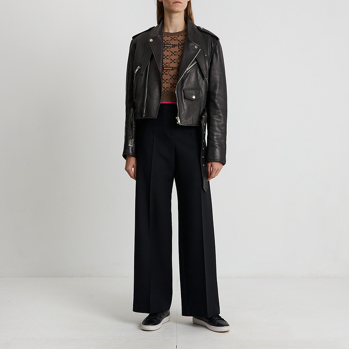 Кожаная куртка Balenciaga