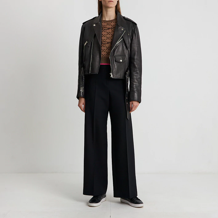 Кожаная куртка Balenciaga