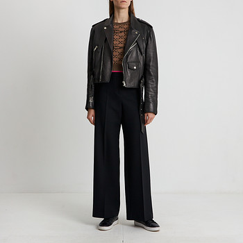 Кожаная куртка Balenciaga