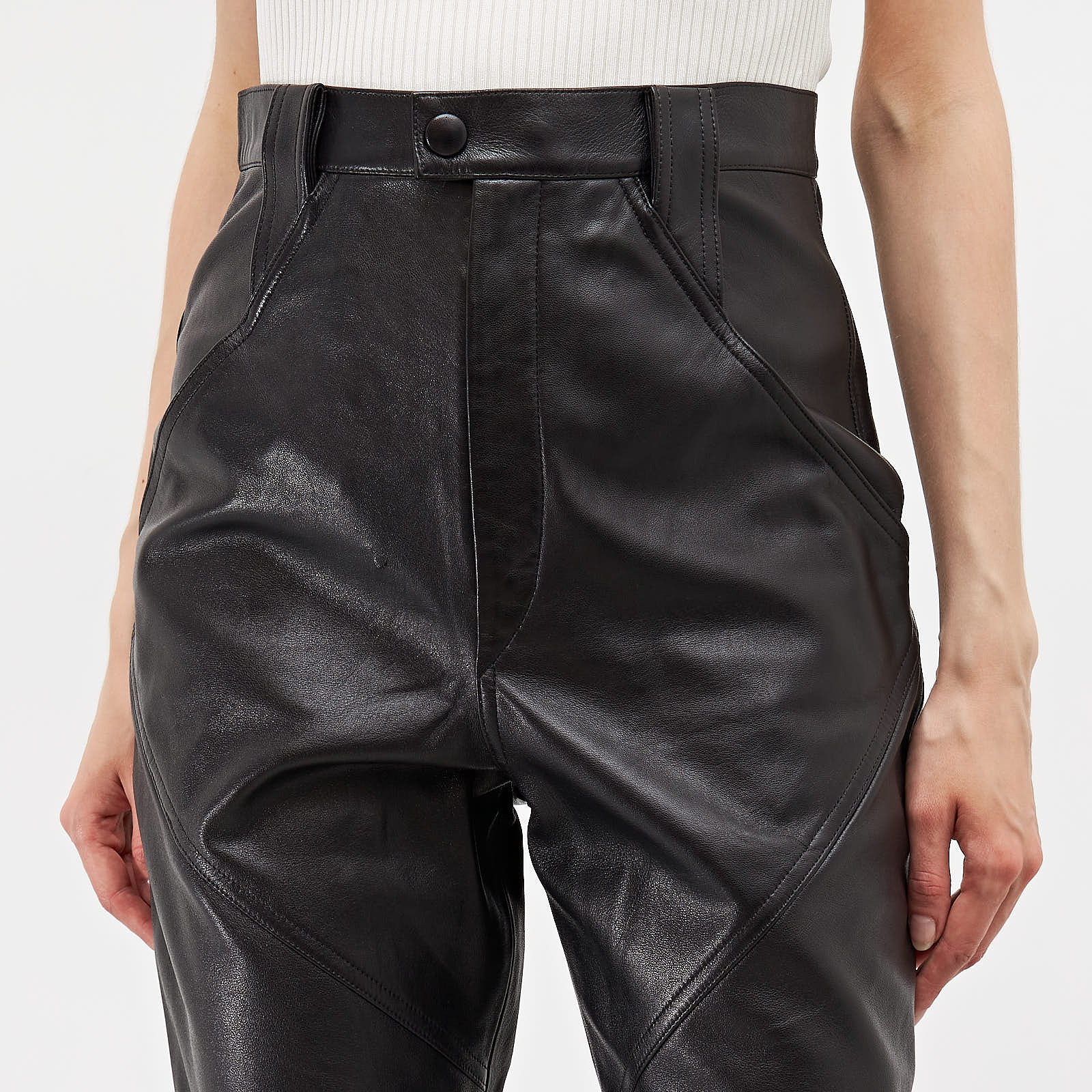 Брюки черного цвета Isabel Marant - фото из каталога магазина брендовой одежды Second Friend Store Брюки Isabel Marant - купить оригинал в секонд-хенде SFS - 4