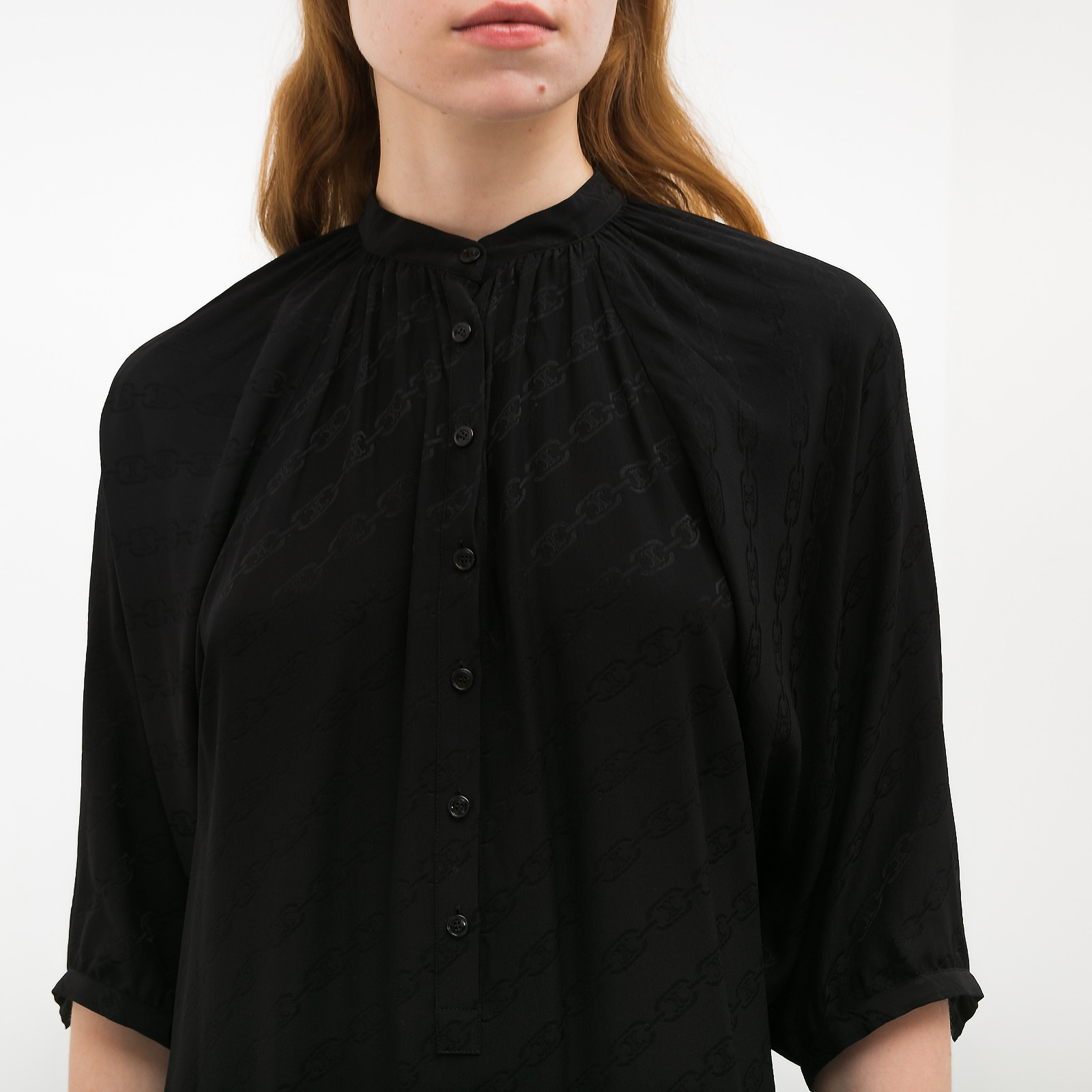 Платье черного цвета Celine - фото из каталога магазина брендовой одежды Second Friend Store Платье Celine - купить оригинал в секонд-хенде SFS - 4