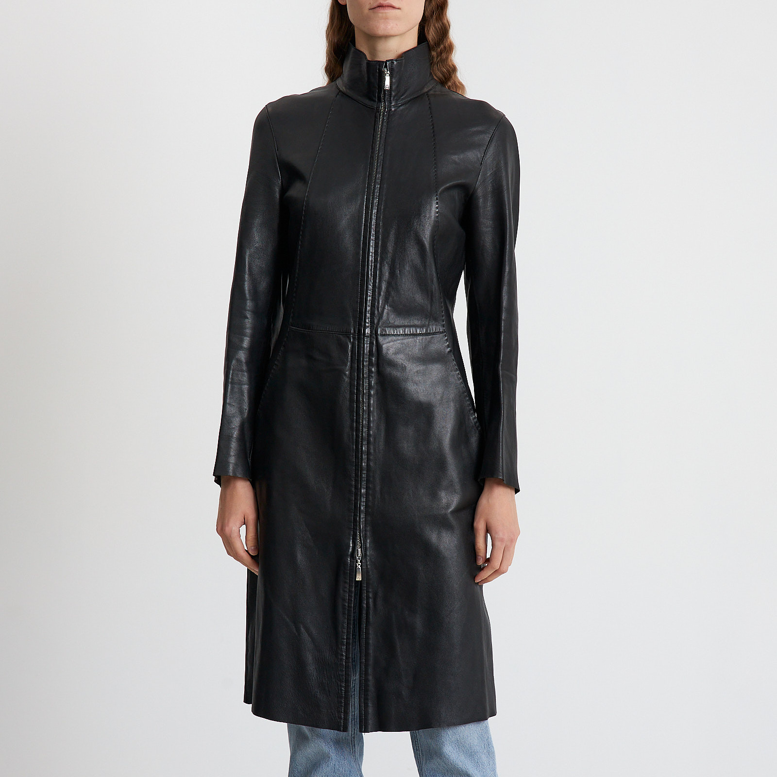 Кожаный плащ Gucci - купить оригинал в секонд-хенде SFS - 1