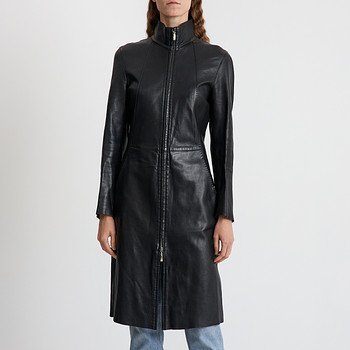 Кожаный плащ Gucci