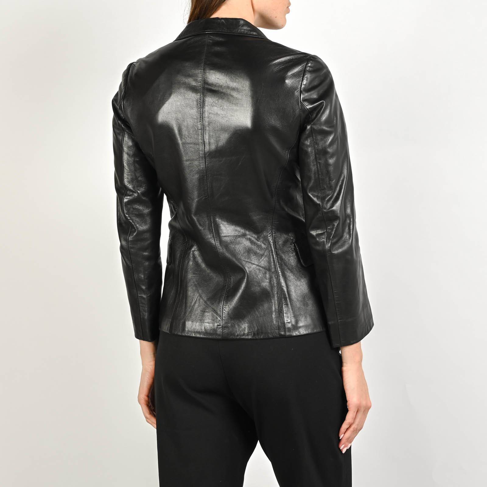 Кожаный пиджак Jil Sander - купить оригинал в секонд-хенде SFS