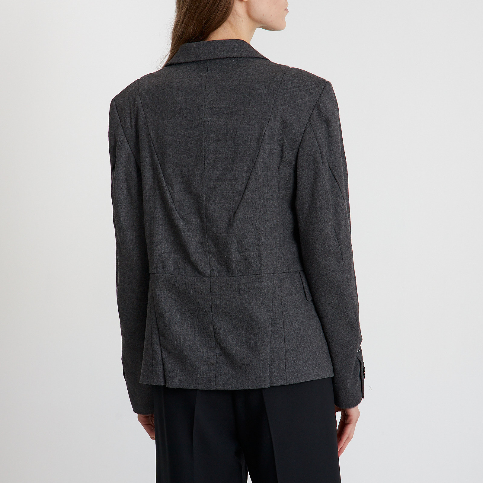 Пиджак H&M х серого цвета Maison Margiela - фото из каталога магазина брендовой одежды Second Friend Store Пиджак H&M х Maison Margiela - купить оригинал в секонд-хенде SFS - 3