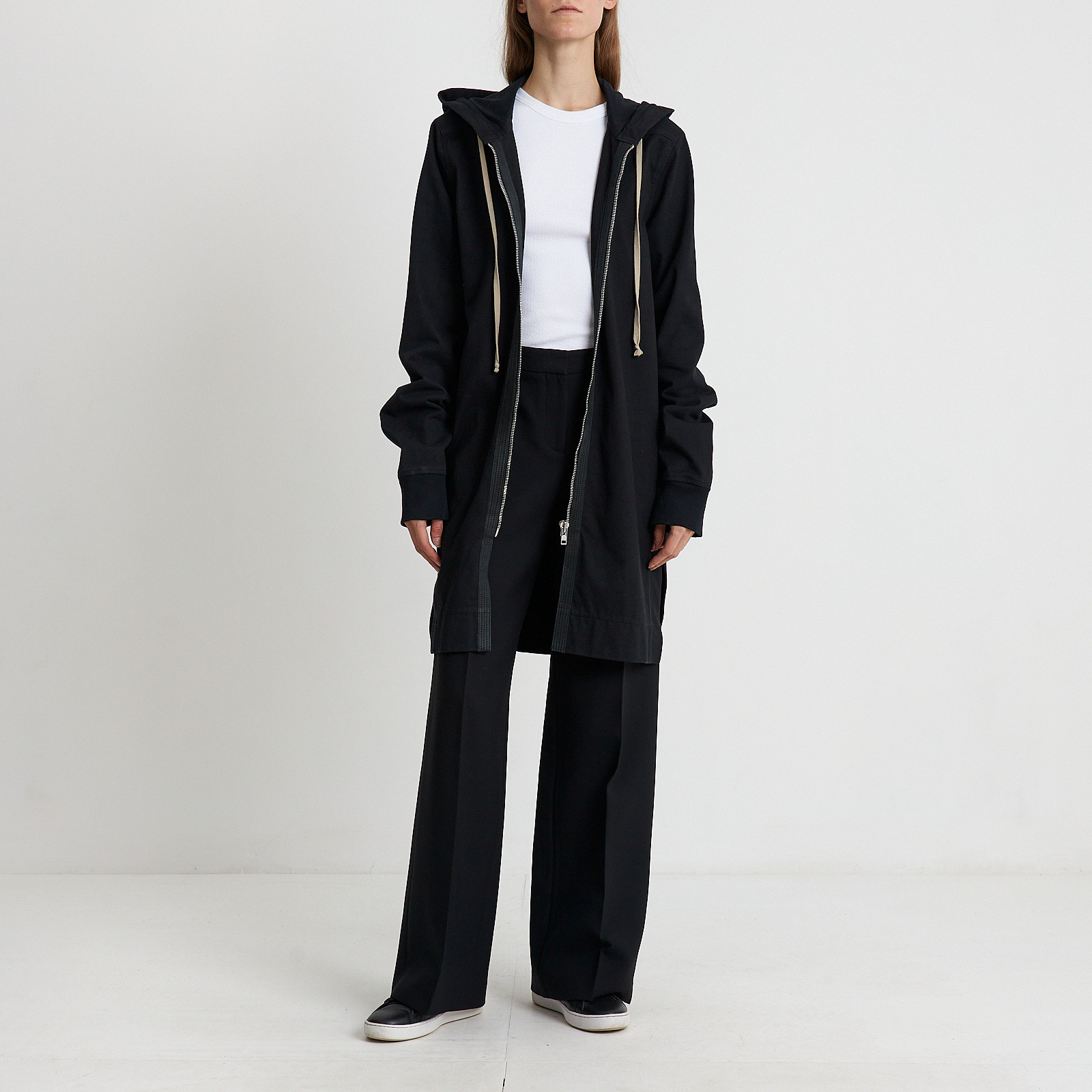 Худи черного цвета Rick Owens - фото из каталога магазина брендовой одежды Second Friend Store Худи Rick Owens - купить оригинал в секонд-хенде SFS - 2