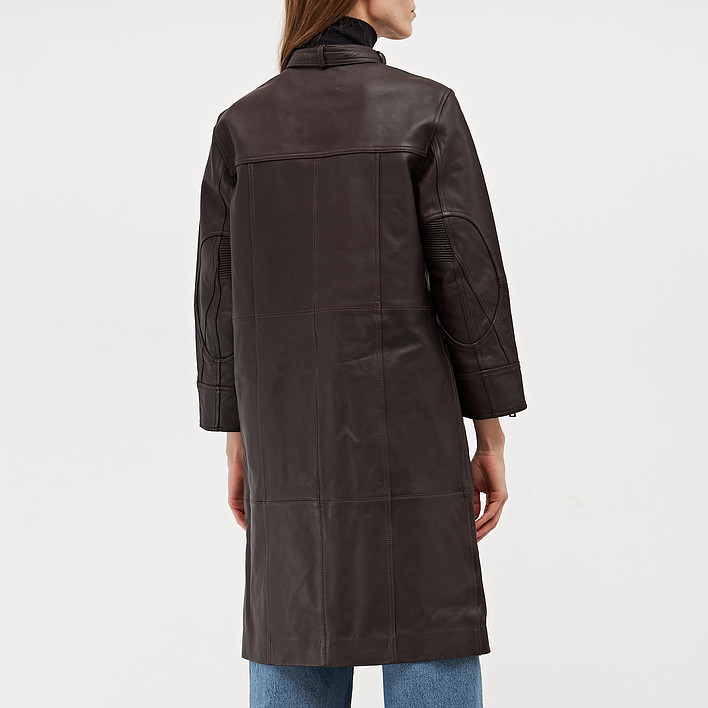 Кожаное пальто Zadig & Voltaire