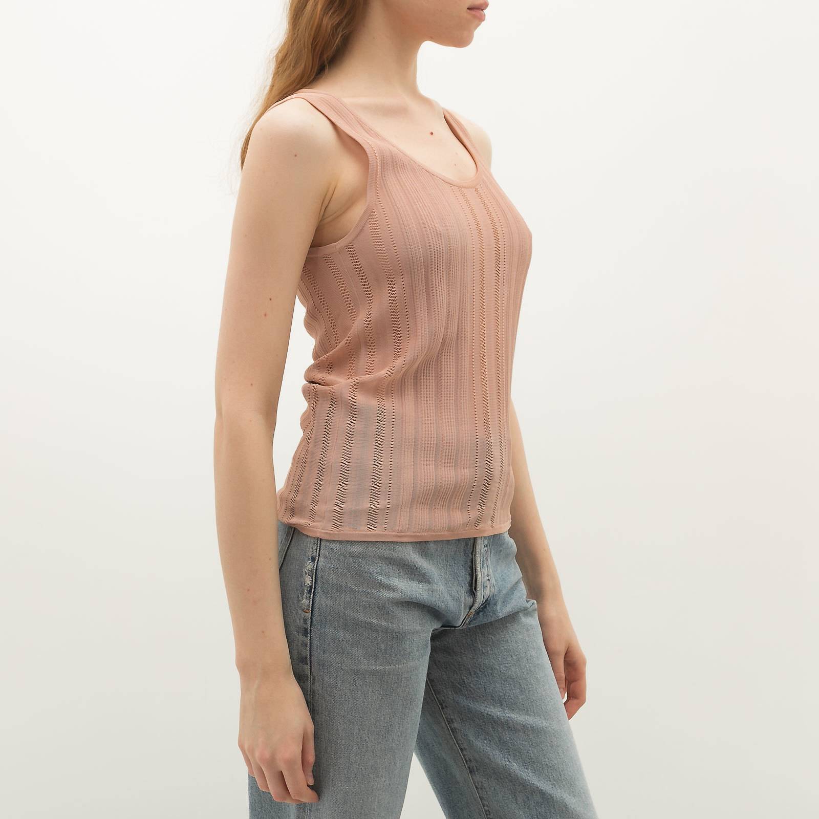 Топ бежевого цвета Tom Ford - фото из каталога магазина брендовой одежды Second Friend Store Топ Tom Ford - купить оригинал в секонд-хенде SFS - 3