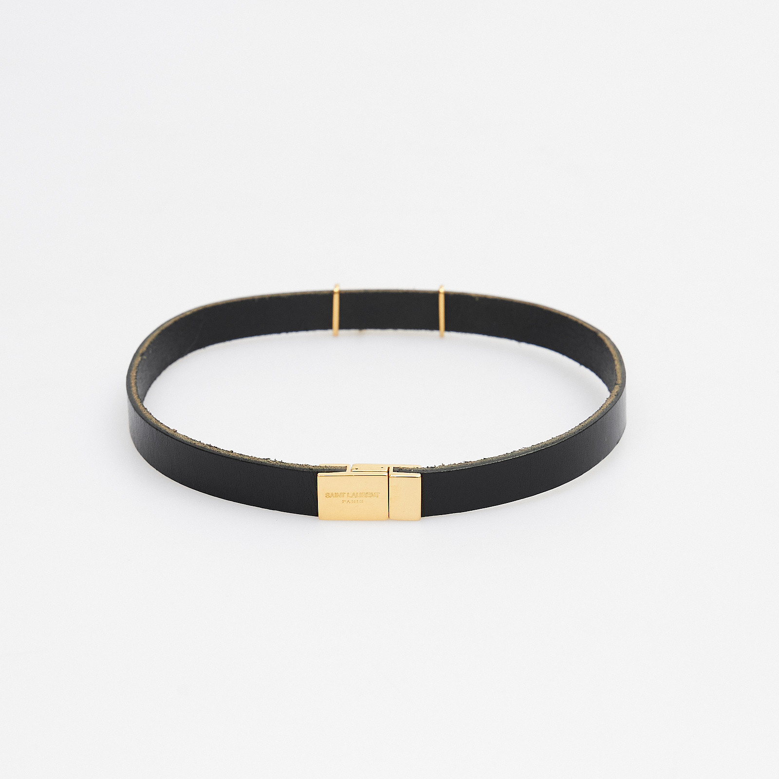 Чокер  черного цвета Saint Laurent - фото из каталога магазина брендовой одежды Second Friend Store Чокер Saint Laurent - купить оригинал в секонд-хенде SFS - 4