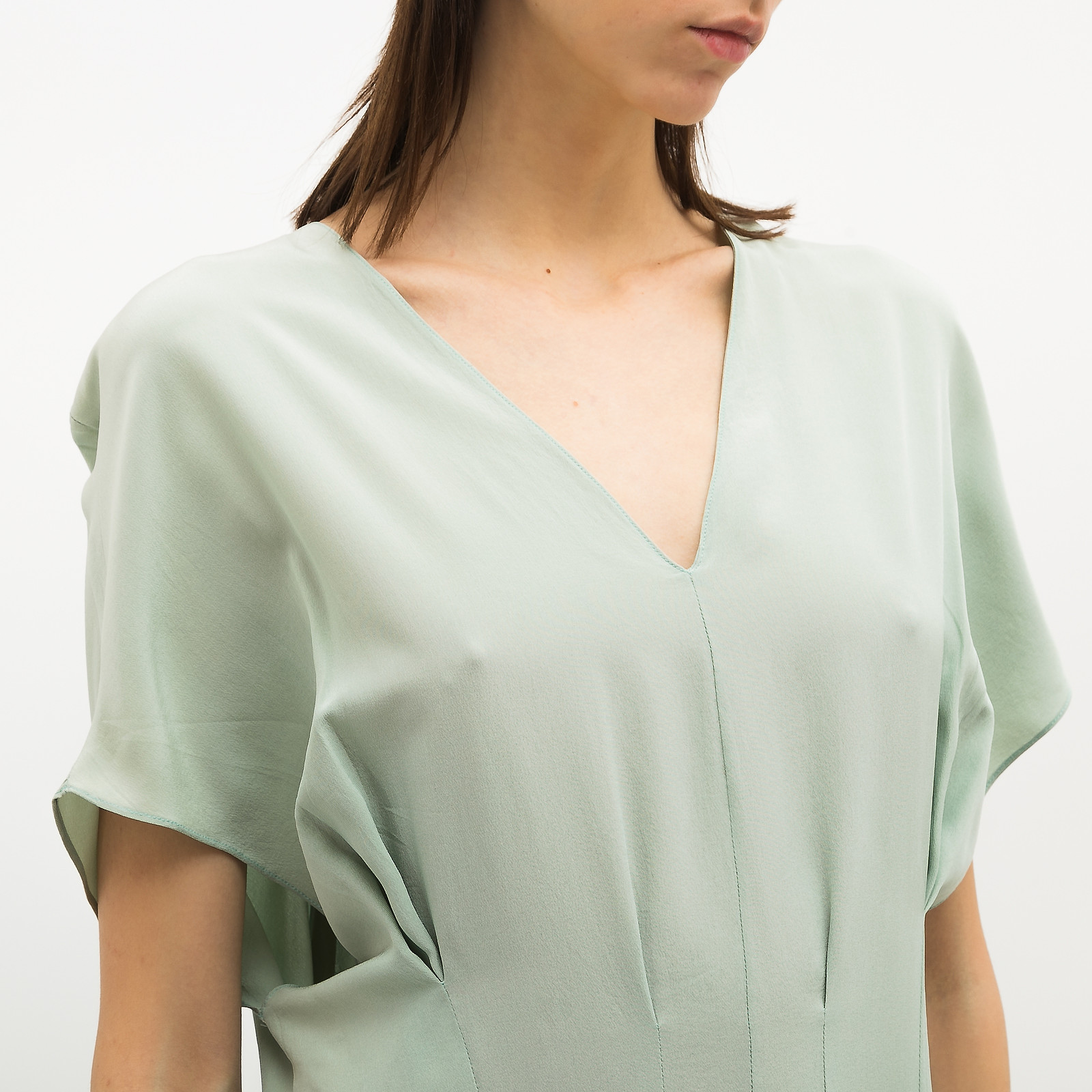 Платье  зеленого цвета Marni - фото из каталога магазина брендовой одежды Second Friend Store Платье Marni - купить оригинал в секонд-хенде SFS - 4