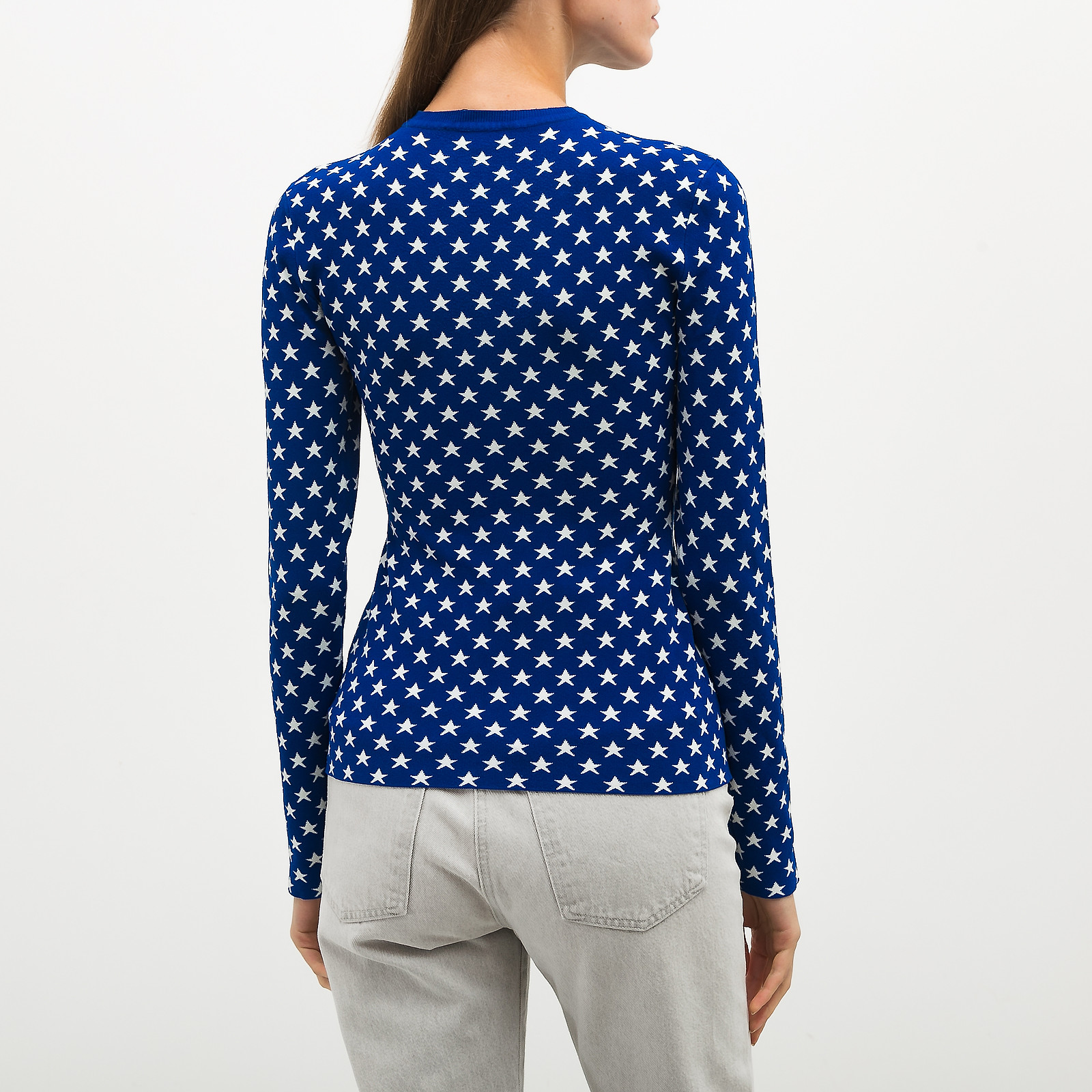 Джемпер синего цвета Givenchy - фото из каталога магазина брендовой одежды Second Friend Store Джемпер Givenchy - купить оригинал в секонд-хенде SFS - 2