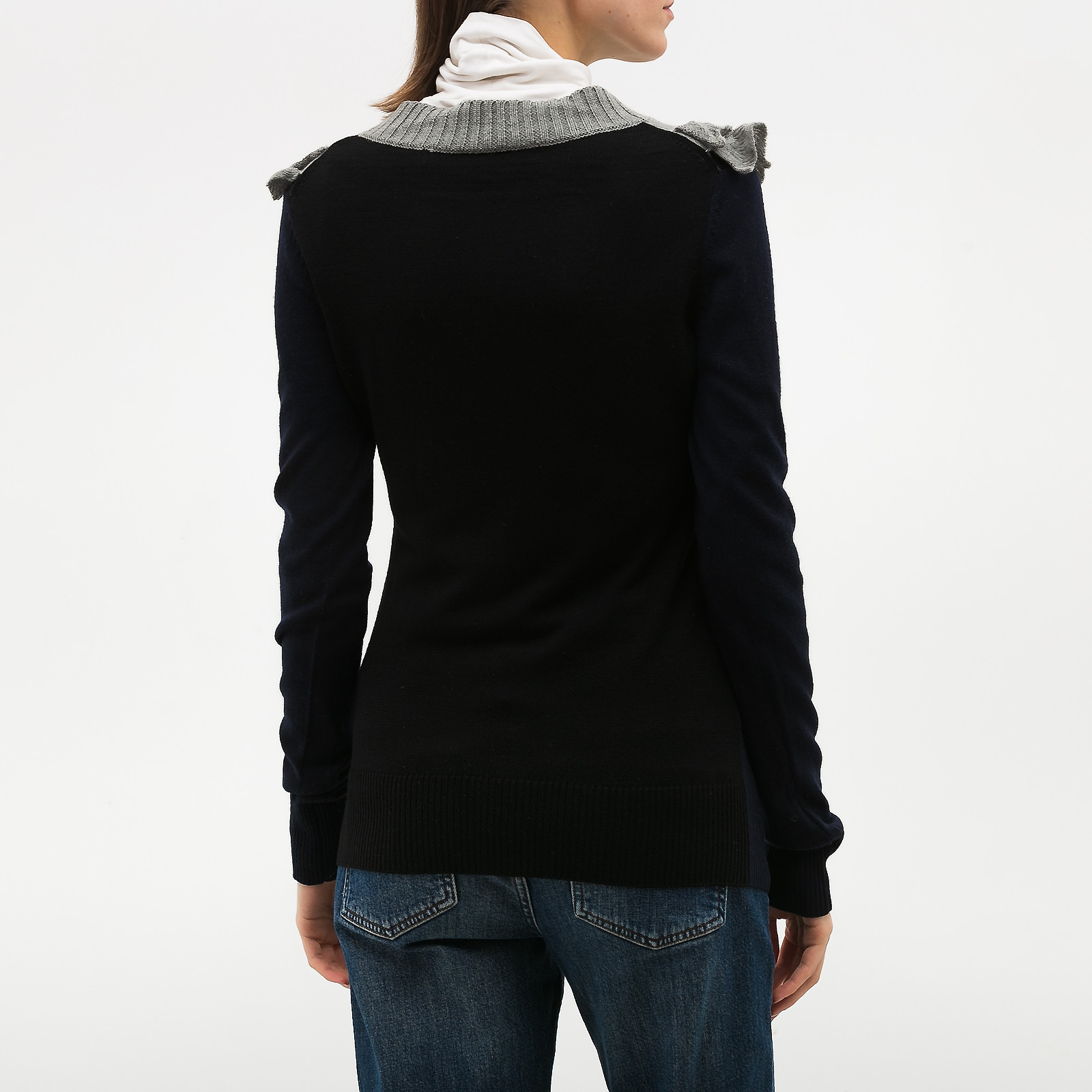 Джемпер  черного цвета Junya Watanabe - фото из каталога магазина брендовой одежды Second Friend Store Джемпер Junya Watanabe - купить оригинал в секонд-хенде SFS - 2