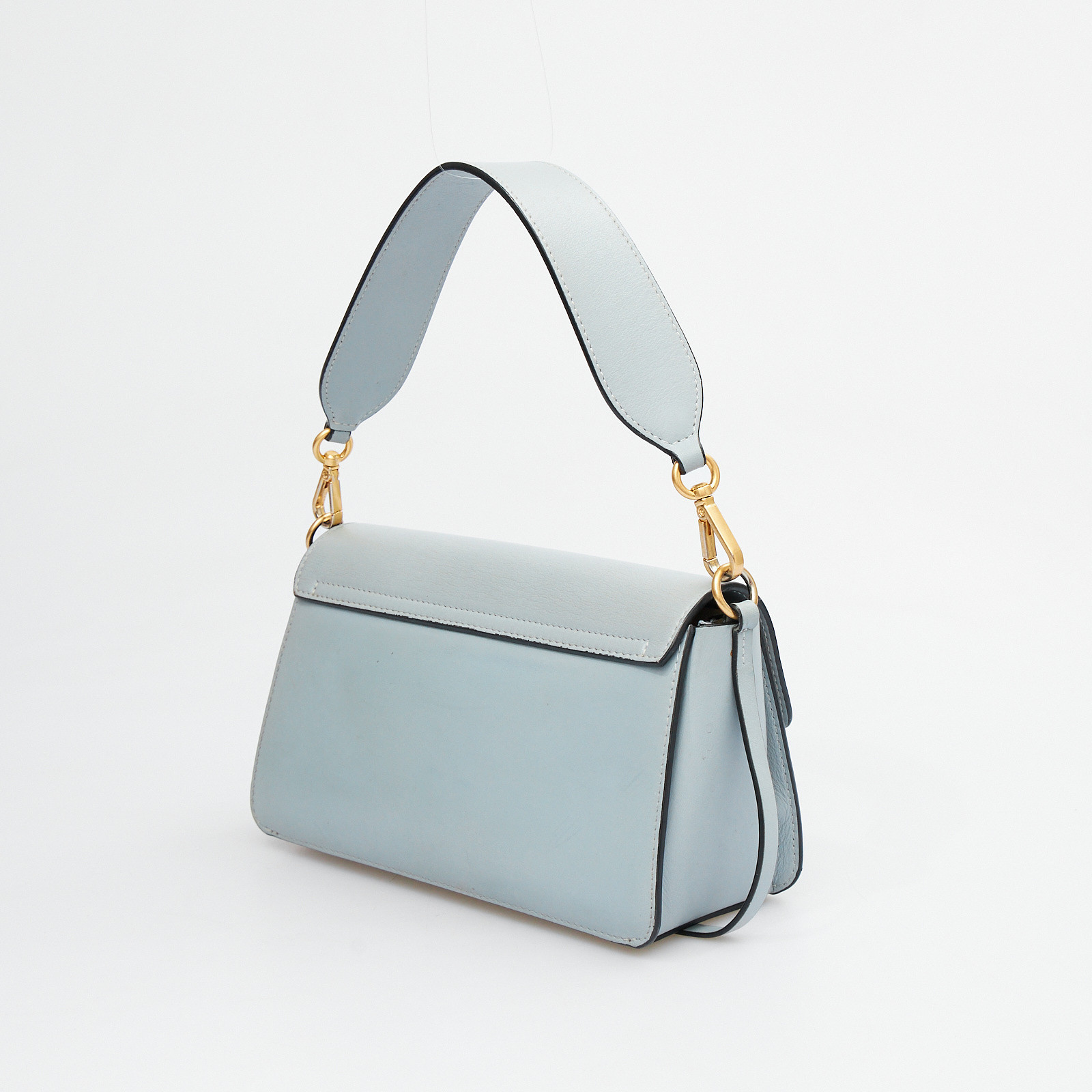 Сумка голубого цвета Wandler - фото из каталога магазина брендовой одежды Second Friend Store Сумка Wandler - купить оригинал в секонд-хенде SFS - 3