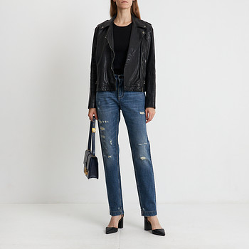 Кожаная куртка Dolce&Gabbana