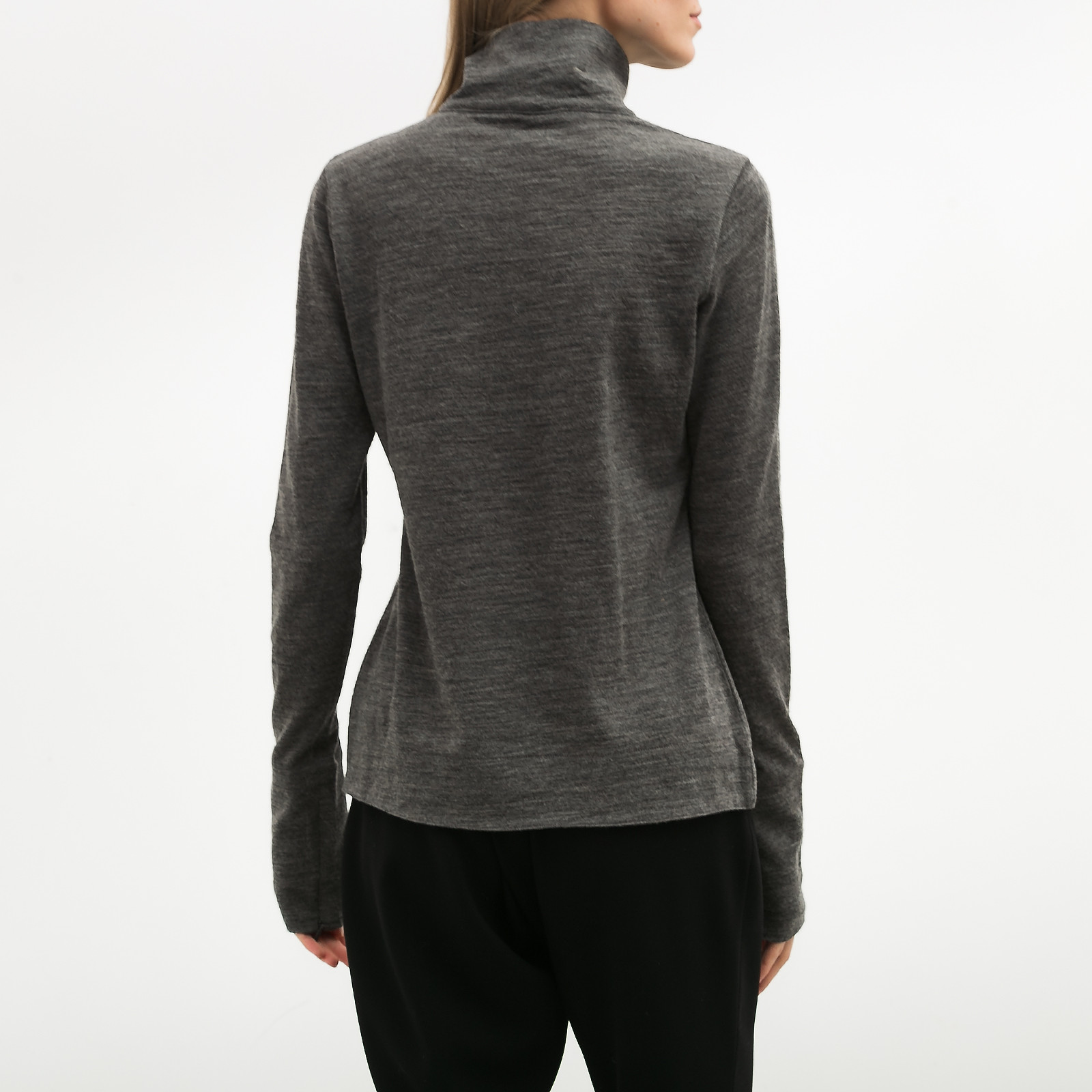 Водолазка серого цвета Jil Sander - фото из каталога магазина брендовой одежды Second Friend Store Водолазка Jil Sander - купить оригинал в секонд-хенде SFS - 3