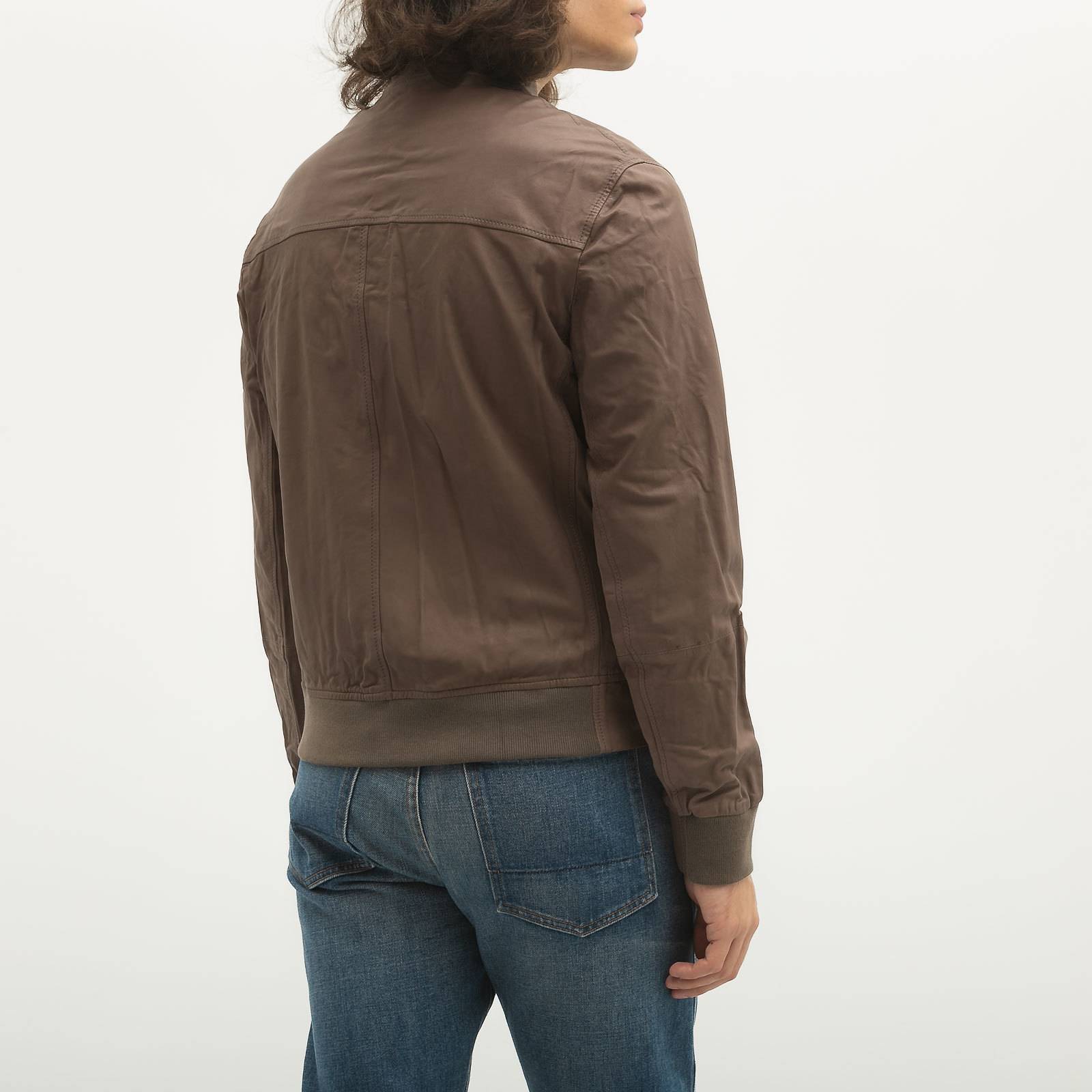 Кожаная куртка Brunello Cucinelli - купить оригинал в секонд-хенде SFS - 2