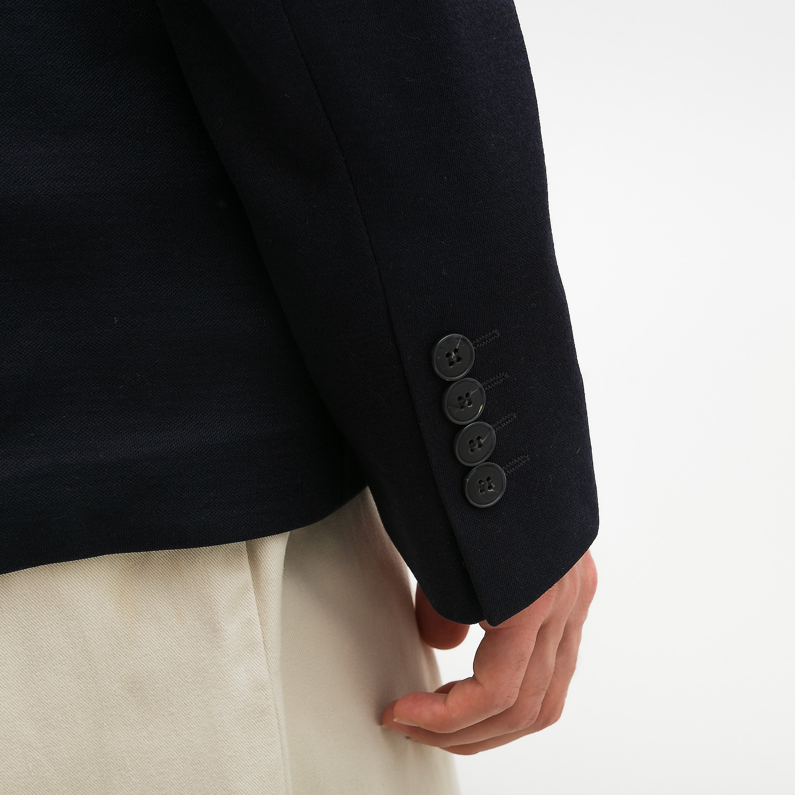 Пиджак синего цвета Kenzo - фото из каталога магазина брендовой одежды Second Friend Store Пиджак Kenzo - купить оригинал в секонд-хенде SFS - 5