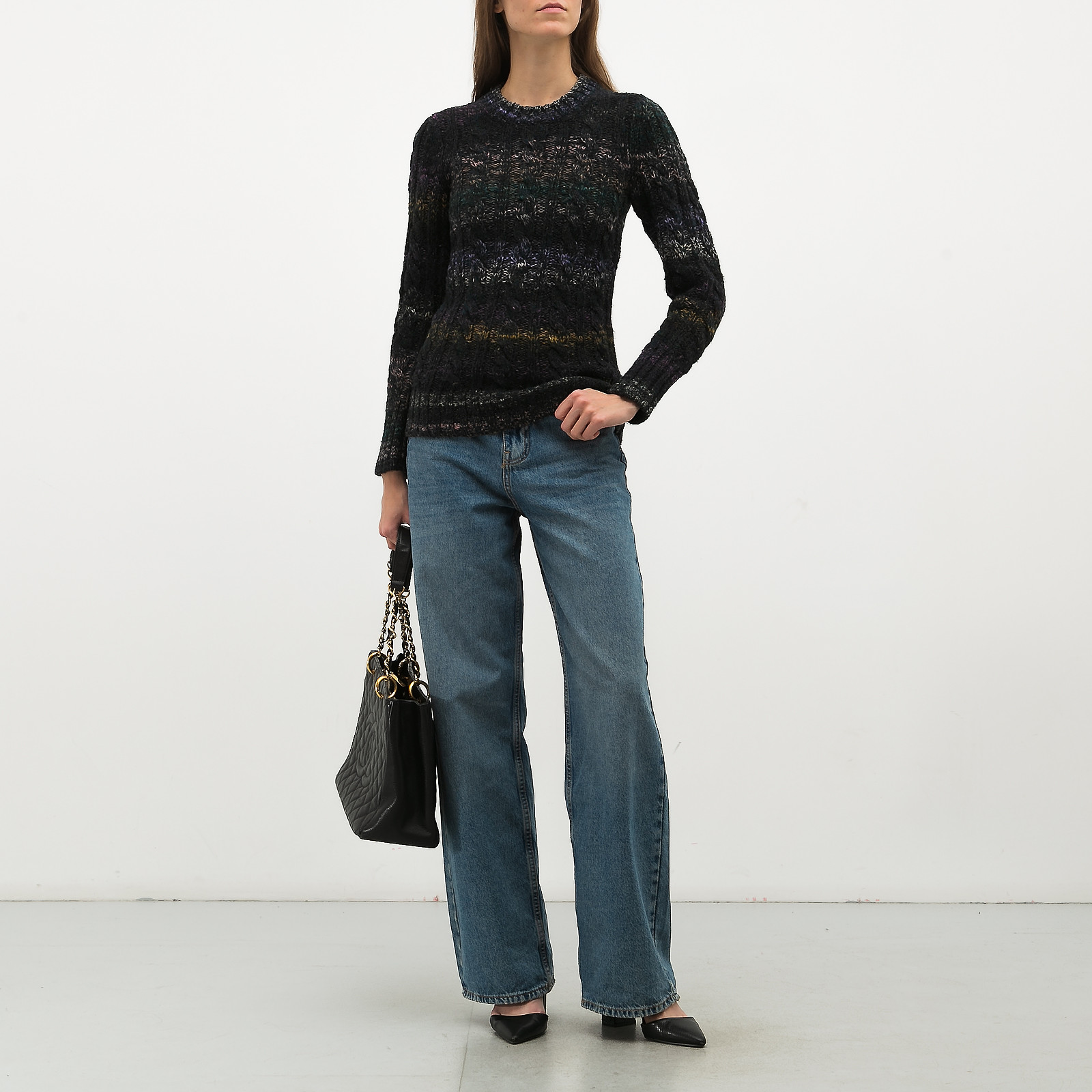 Свитер  зеленого цвета Chanel - фото из каталога магазина брендовой одежды Second Friend Store Свитер Chanel - купить оригинал в секонд-хенде SFS - 3