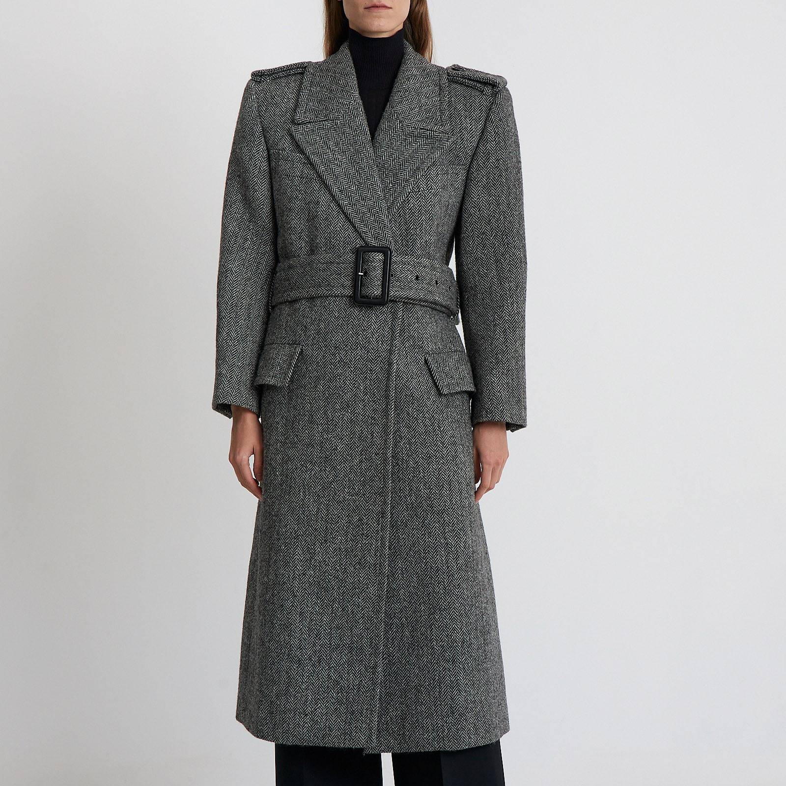 Пальто Saint Laurent - купить оригинал в секонд-хенде SFS - 1