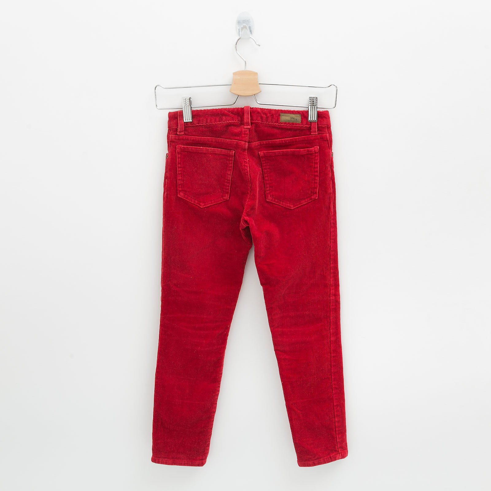 Брюки  красного цвета Polo Ralph Lauren - фото из каталога магазина брендовой одежды Second Friend Store Брюки Polo Ralph Lauren - купить оригинал в секонд-хенде SFS - 2