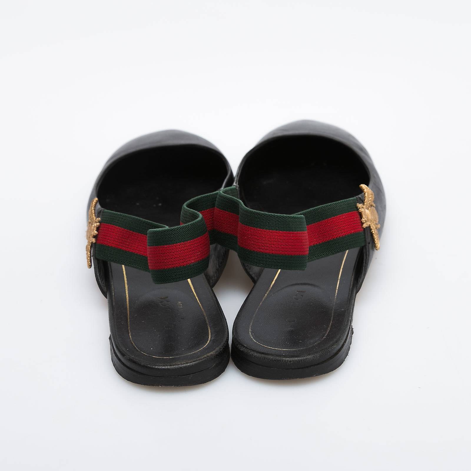 Балетки черного цвета Gucci - фото из каталога магазина брендовой одежды Second Friend Store Балетки Gucci - купить оригинал в секонд-хенде SFS - 3