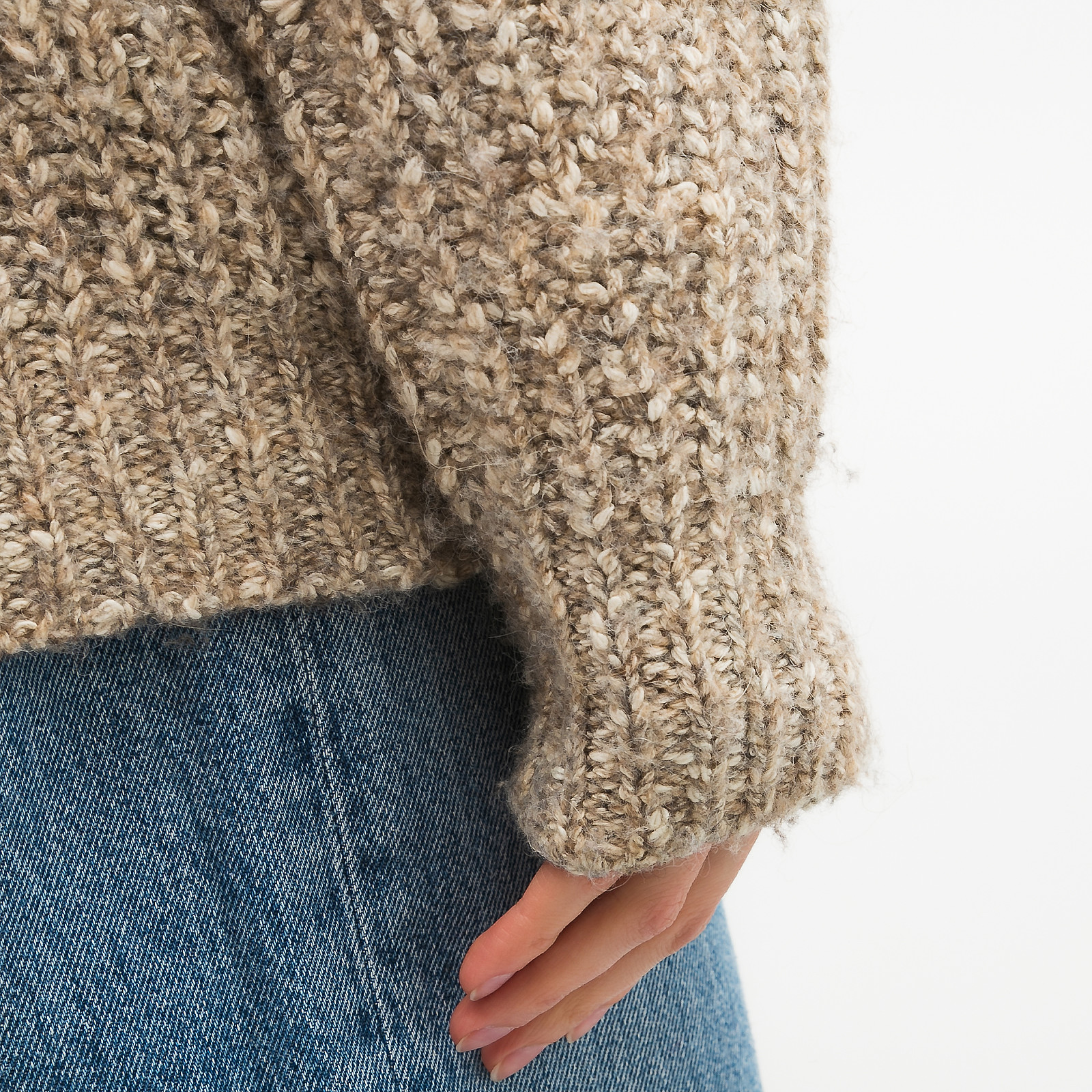 Джемпер бежевого цвета Isabel Marant Etoile - фото из каталога магазина брендовой одежды Second Friend Store Джемпер Isabel Marant Etoile - купить оригинал в секонд-хенде SFS - 5