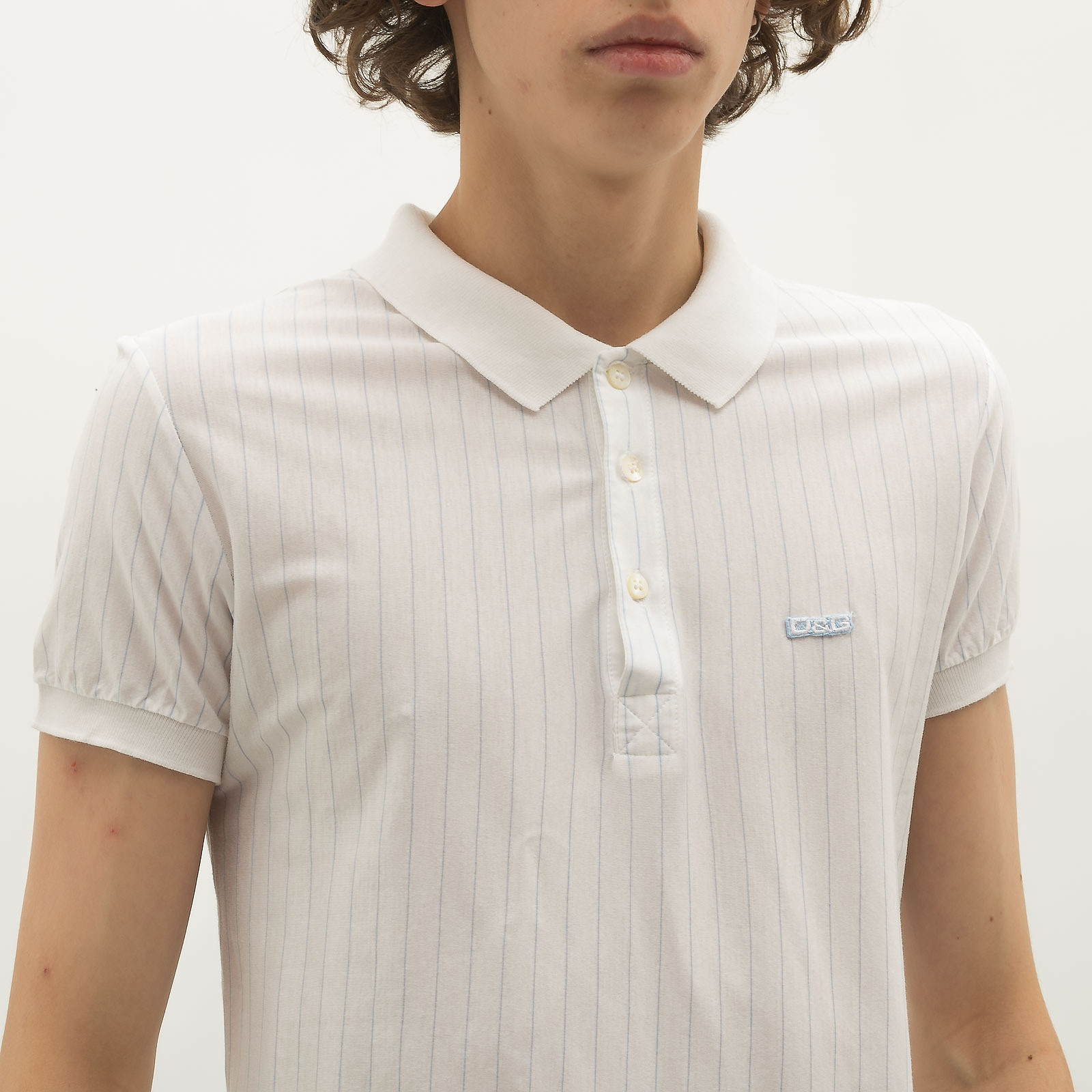 Поло белого цвета D&G - фото из каталога магазина брендовой одежды Second Friend Store Поло D&G - купить оригинал в секонд-хенде SFS - 4