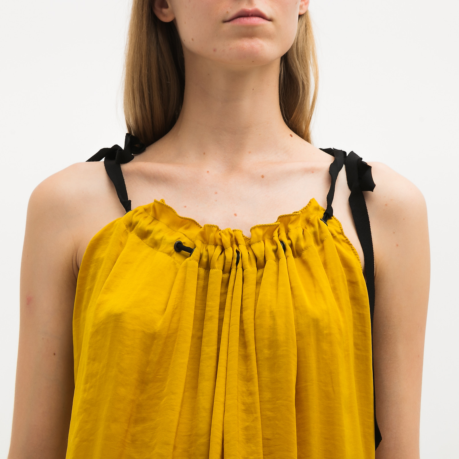 Топ желтого цвета Lanvin - фото из каталога магазина брендовой одежды Second Friend Store Топ Lanvin - купить оригинал в секонд-хенде SFS - 4