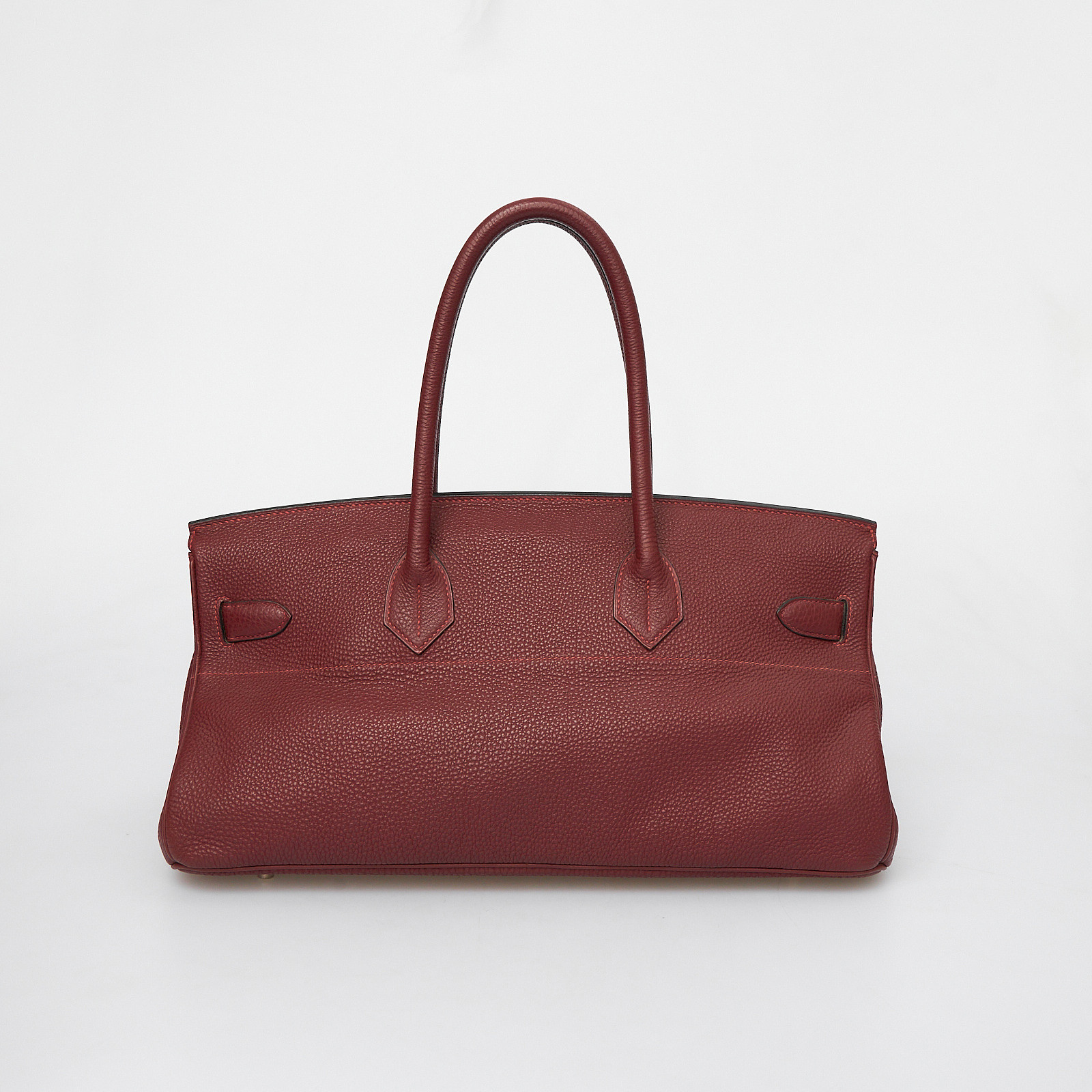 Сумка  бордового цвета Hermes - фото из каталога магазина брендовой одежды Second Friend Store Сумка Hermes - купить оригинал в секонд-хенде SFS - 4