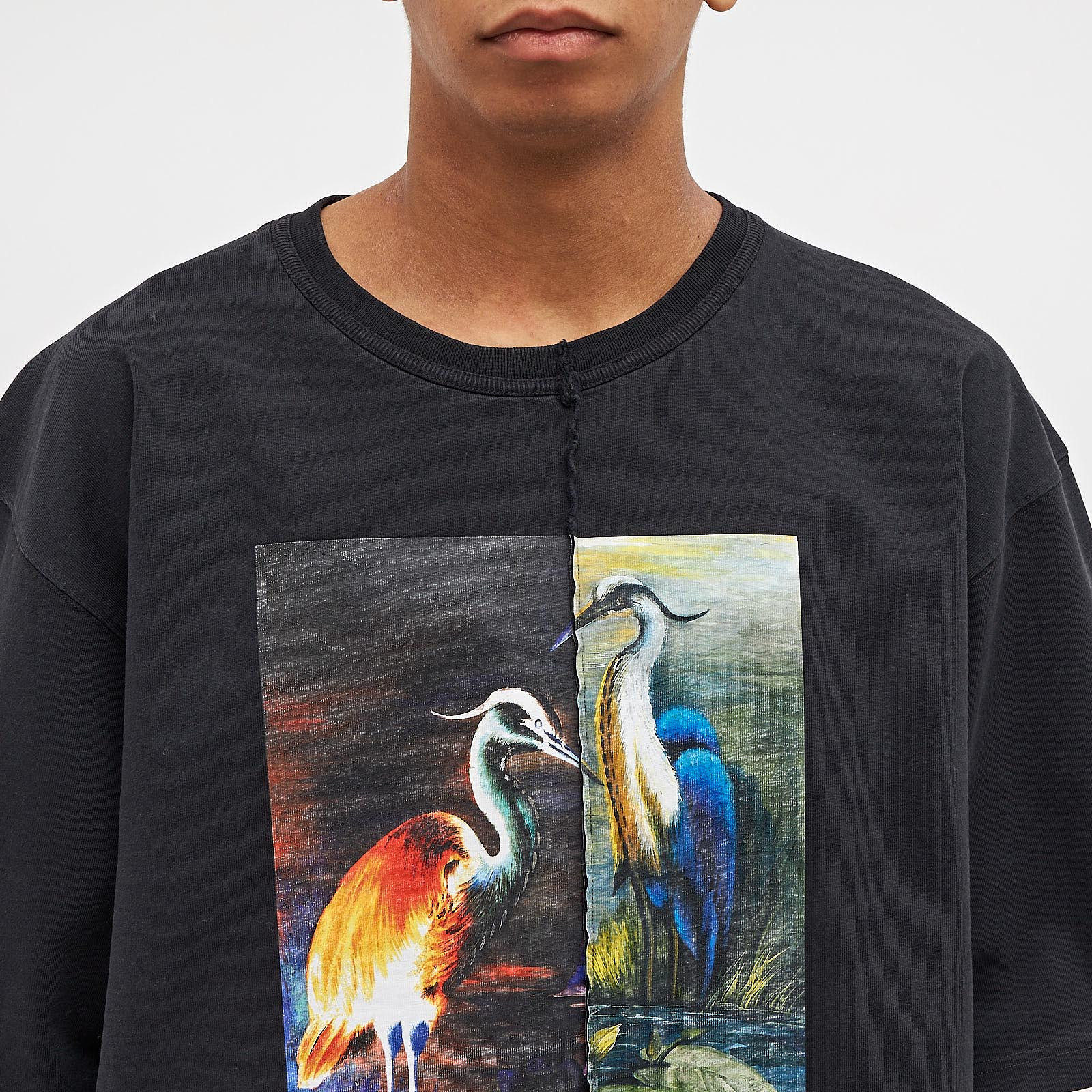 Футболка  черного цвета Heron Preston - фото из каталога магазина брендовой одежды Second Friend Store Футболка Heron Preston - купить оригинал в секонд-хенде SFS - 4