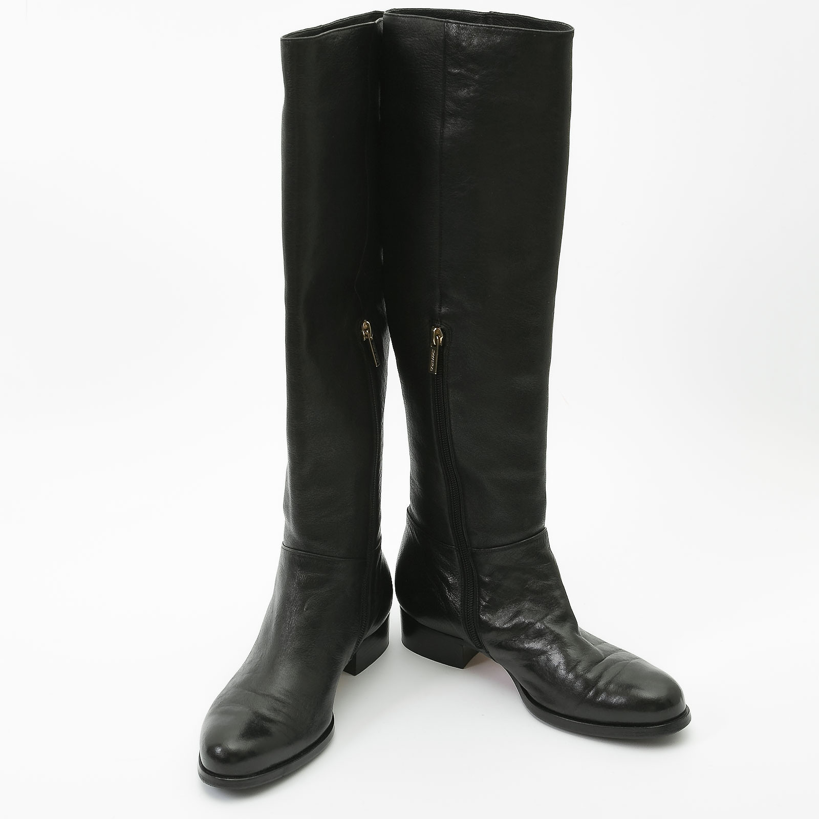 Сапоги черного цвета Jimmy Choo - фото из каталога магазина брендовой одежды Second Friend Store Сапоги Jimmy Choo - купить оригинал в секонд-хенде SFS - 2