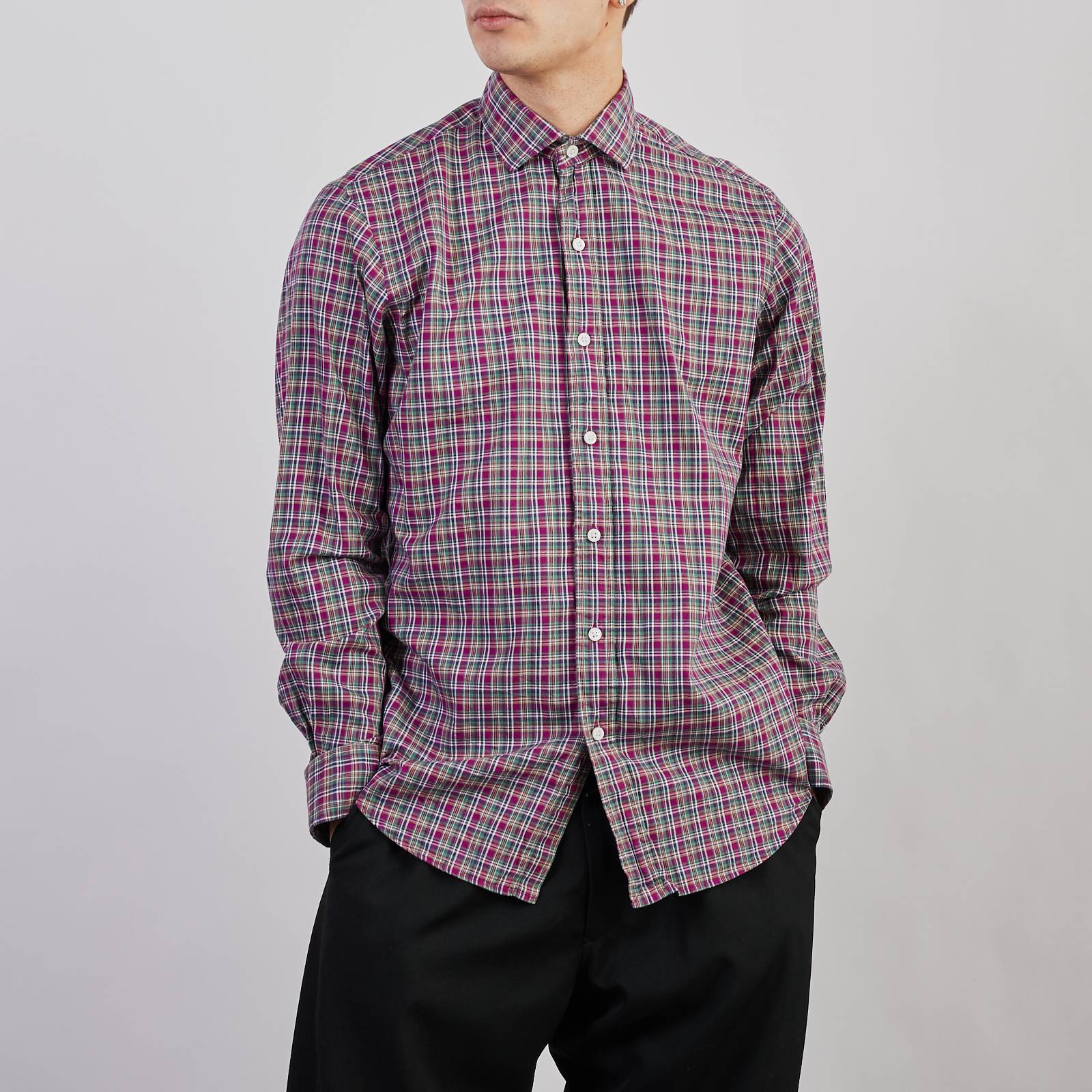 Рубашка Polo Ralph Lauren фиолетовая, - купить за 4200 ₽ | SFS