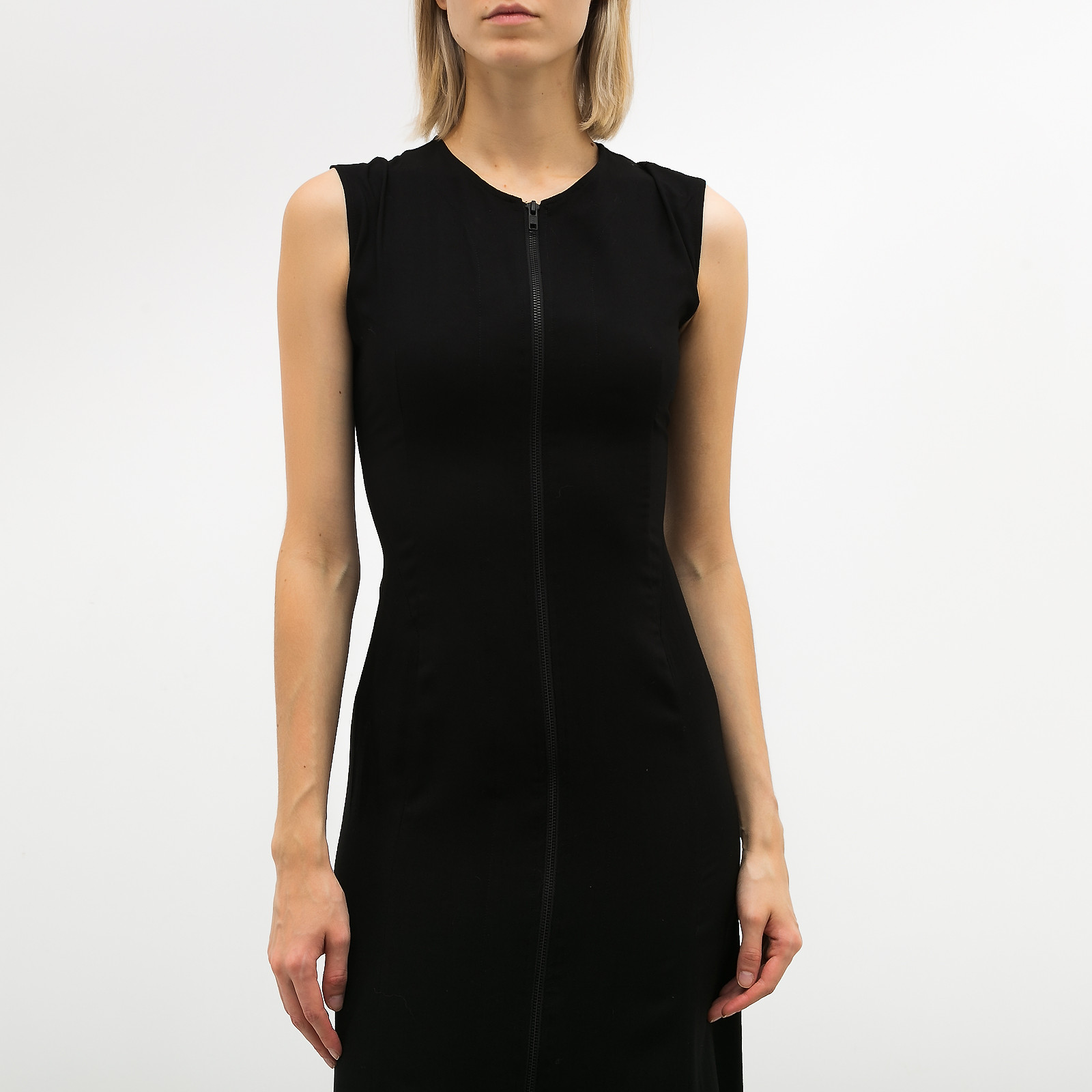 Платье черного цвета Yohji Yamamoto - фото из каталога магазина брендовой одежды Second Friend Store Платье Yohji Yamamoto - купить оригинал в секонд-хенде SFS - 3