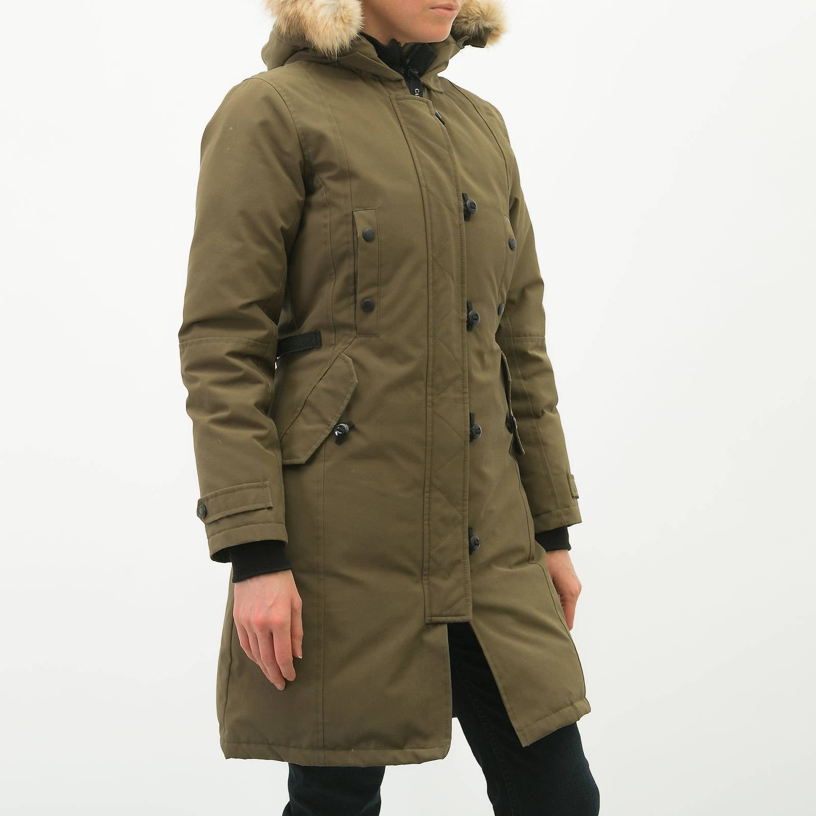 Парка зеленого цвета Canada Goose - фото из каталога магазина брендовой одежды Second Friend Store Парка Canada Goose - купить оригинал в секонд-хенде SFS - 3