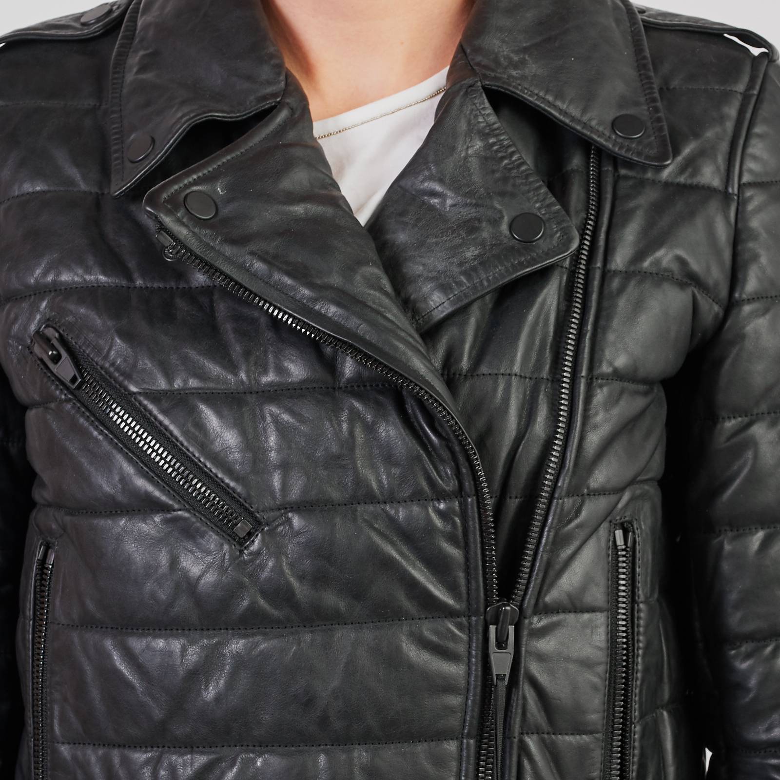 Кожаная куртка H&M x Alexander Wang