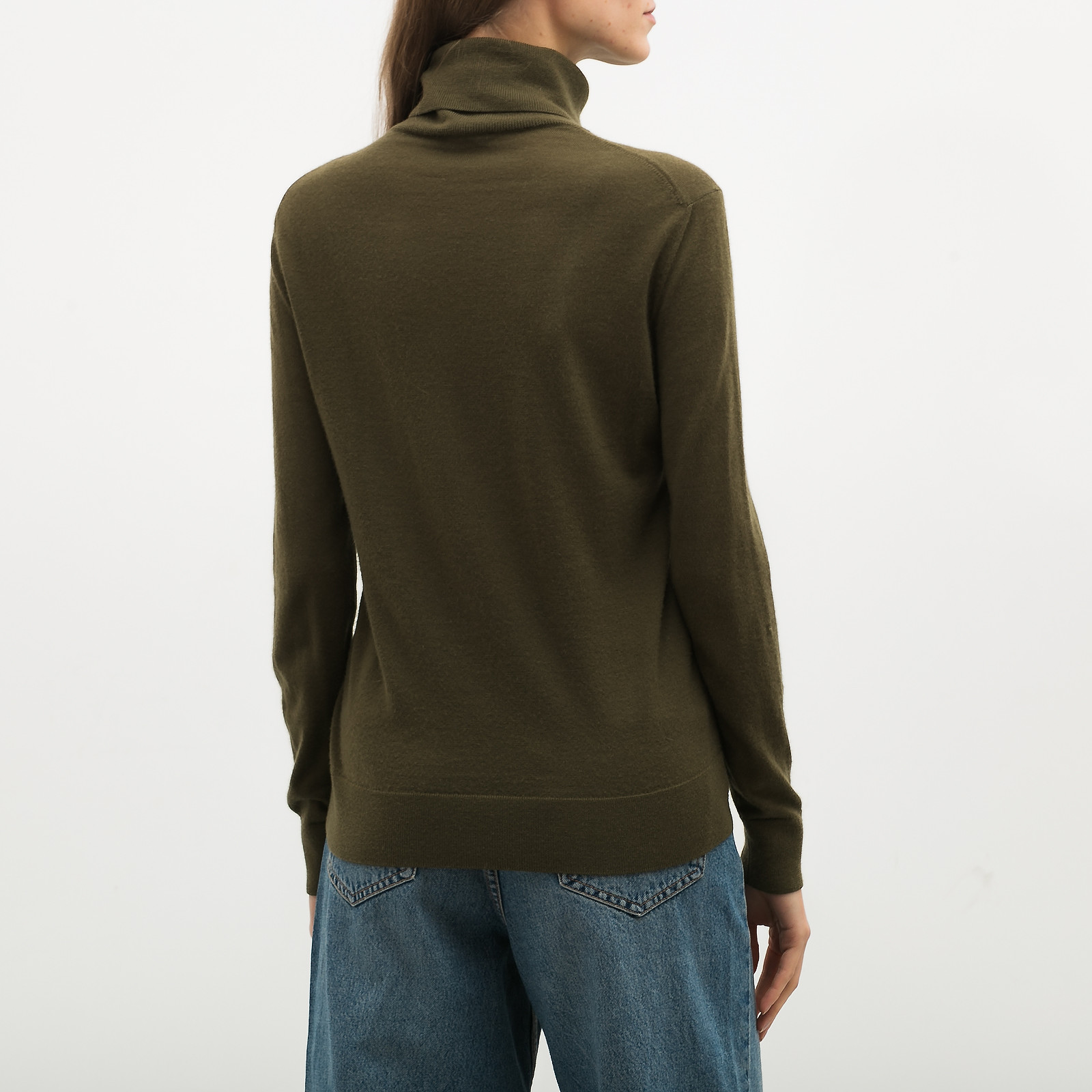 Водолазка  зеленого цвета Ralph Lauren - фото из каталога магазина брендовой одежды Second Friend Store Водолазка Ralph Lauren - купить оригинал в секонд-хенде SFS - 3