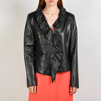 Кожаная куртка Escada