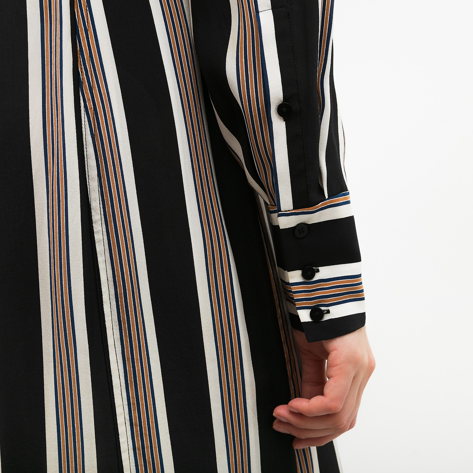 Платье коричневого цвета Diane von Furstenberg - фото из каталога магазина брендовой одежды Second Friend Store Платье Diane von Furstenberg - купить оригинал в секонд-хенде SFS - 5