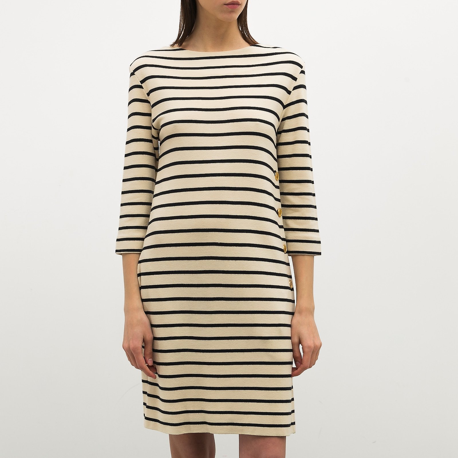 Платье бежевого цвета Chloe - фото из каталога магазина брендовой одежды Second Friend Store Платье Chloe - купить оригинал в секонд-хенде SFS - 1