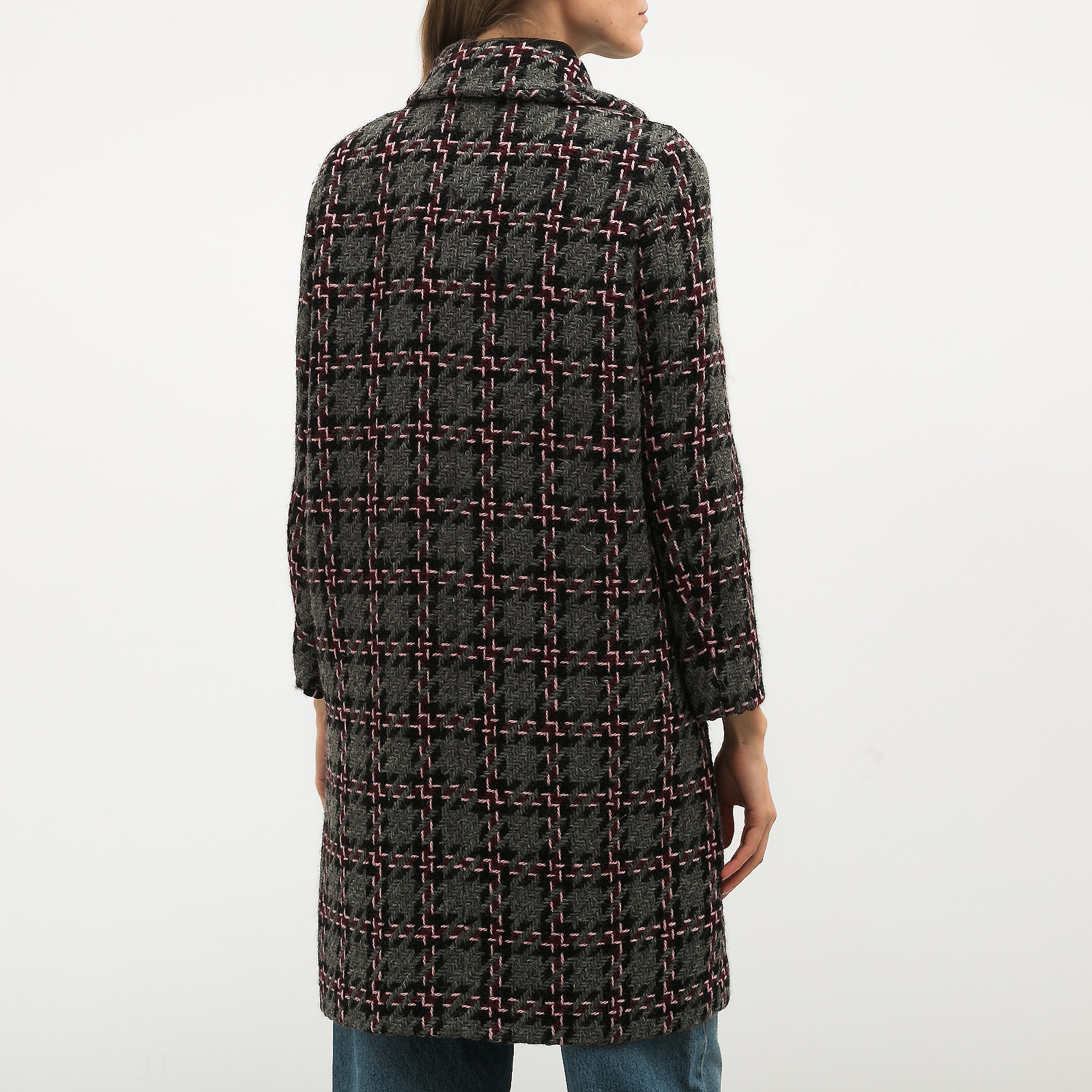 Пальто серого цвета Miu Miu - фото из каталога магазина брендовой одежды Second Friend Store Пальто Miu Miu - купить оригинал в секонд-хенде SFS - 3