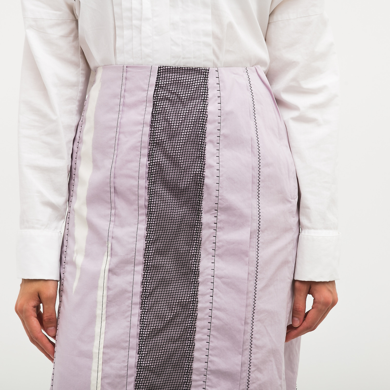 Юбка фиолетового цвета Bottega Veneta - фото из каталога магазина брендовой одежды Second Friend Store Юбка Bottega Veneta - купить оригинал в секонд-хенде SFS - 4