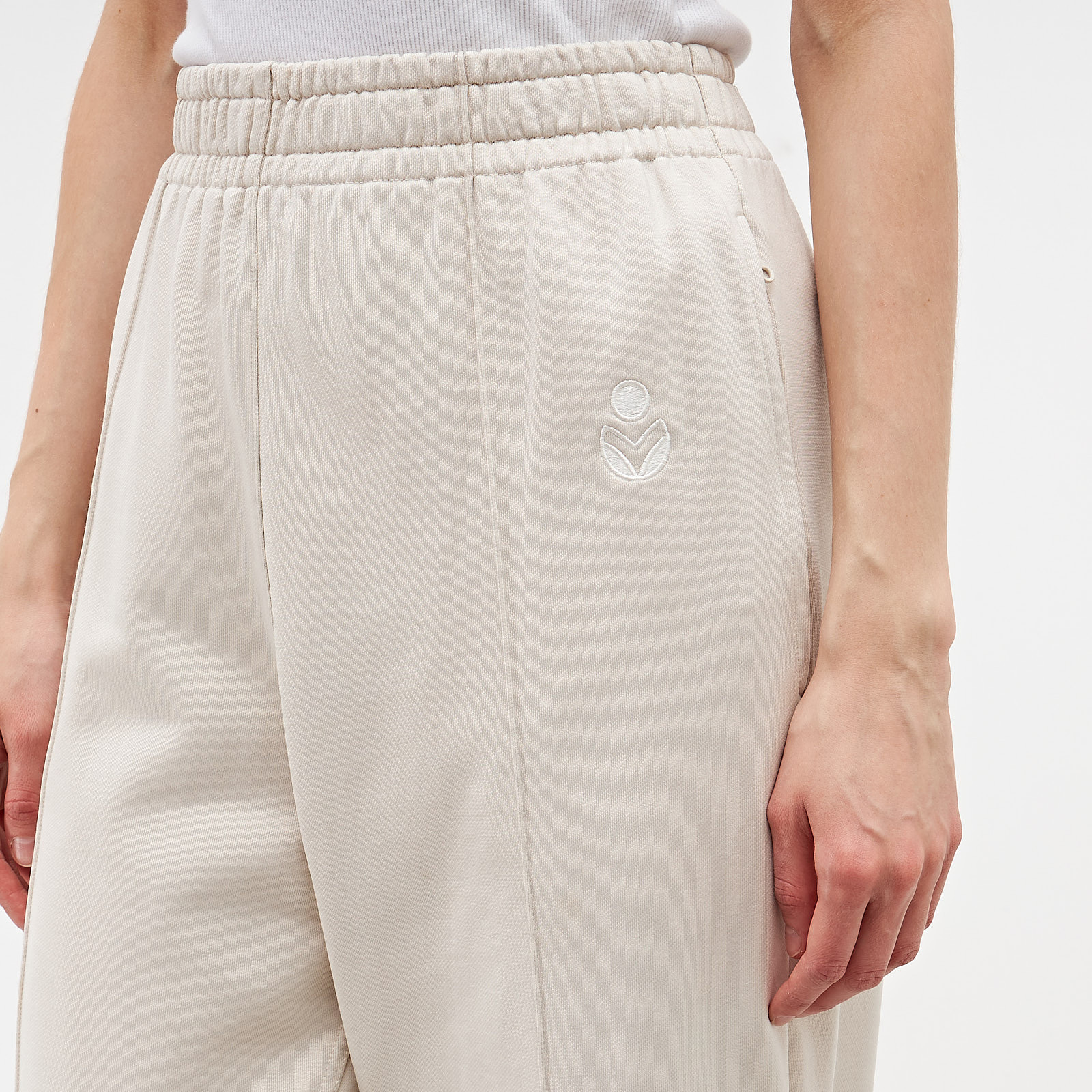 Брюки бежевого цвета Isabel Marant Etoile - фото из каталога магазина брендовой одежды Second Friend Store Брюки Isabel Marant Etoile - купить оригинал в секонд-хенде SFS - 4