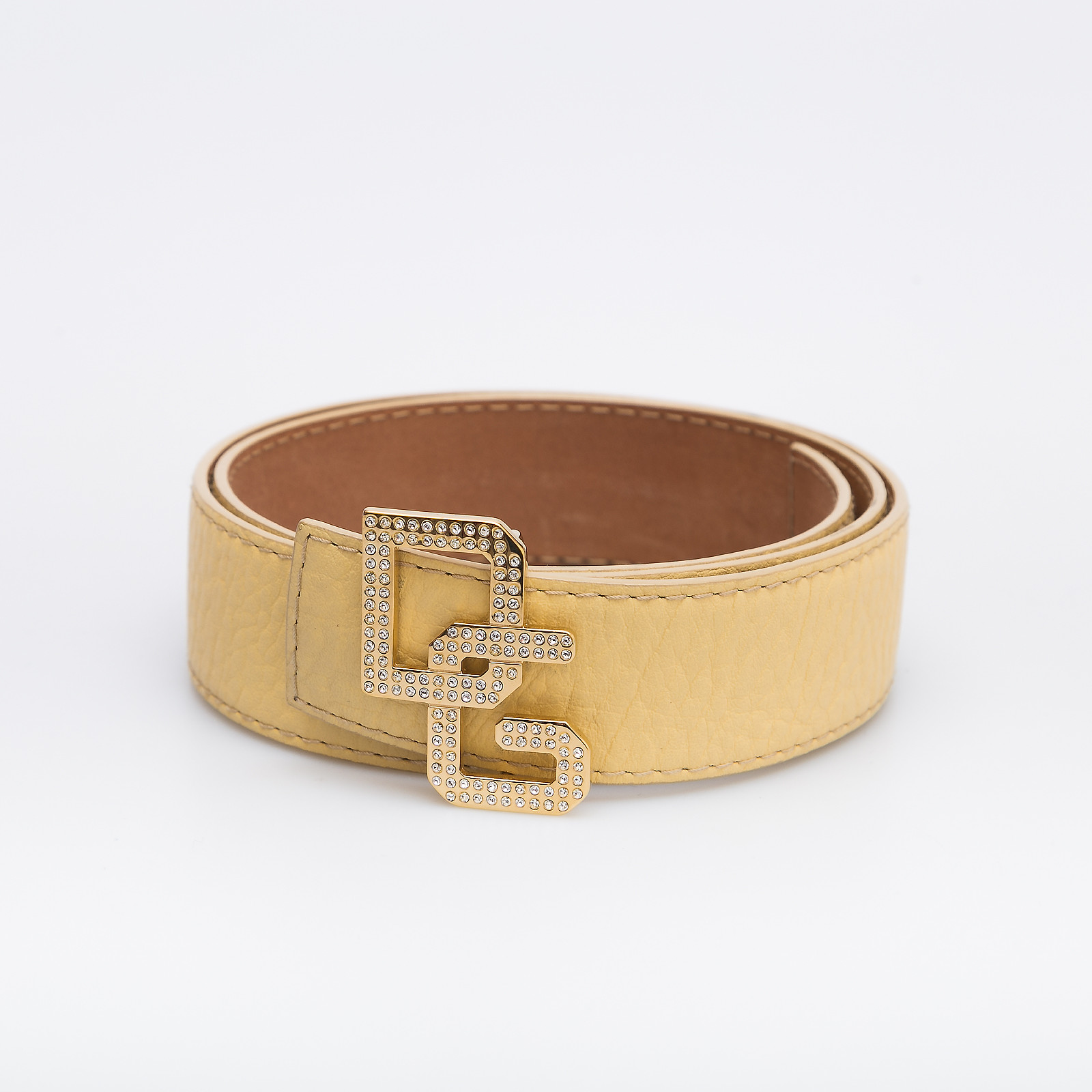 Ремень белого цвета Dolce&Gabbana - фото из каталога магазина брендовой одежды Second Friend Store Ремень Dolce&Gabbana - купить оригинал в секонд-хенде SFS - 1